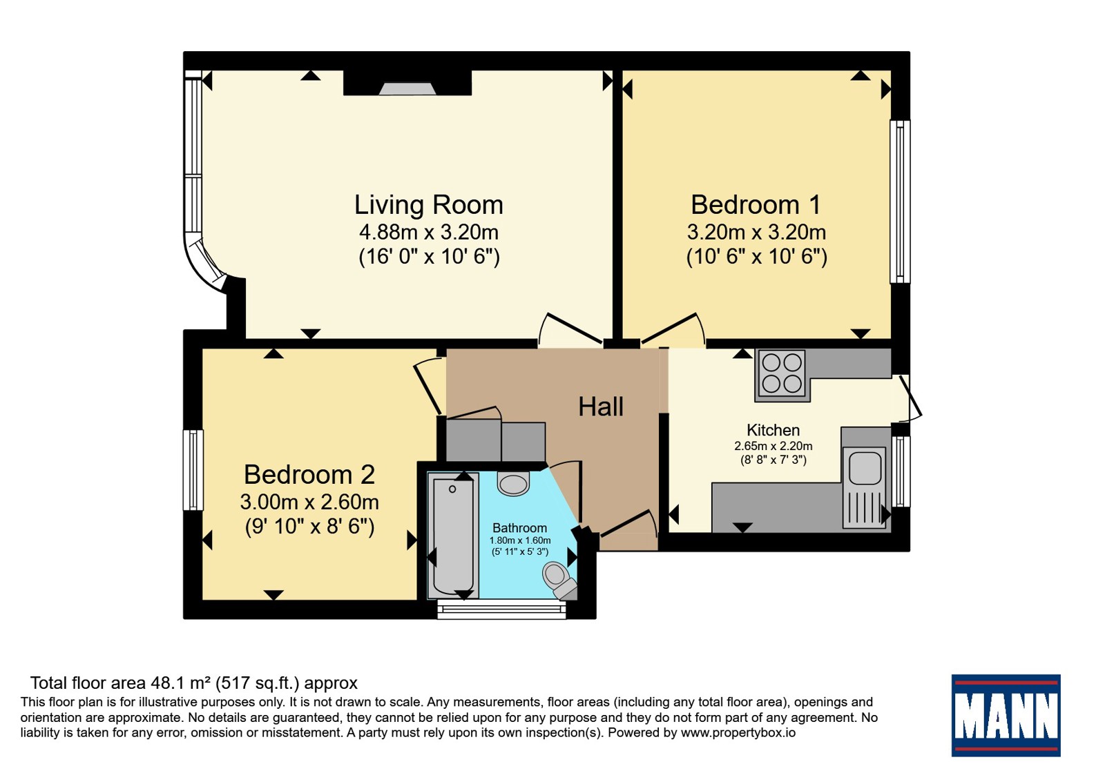 Meadow Close, London floorplan