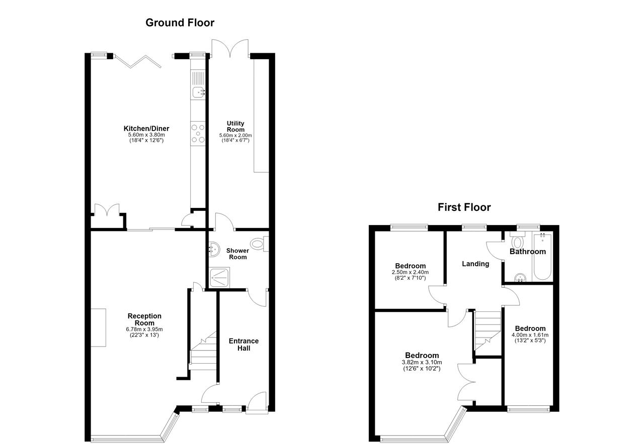 122, Sunningdale Avenue, Hanworth floorplan