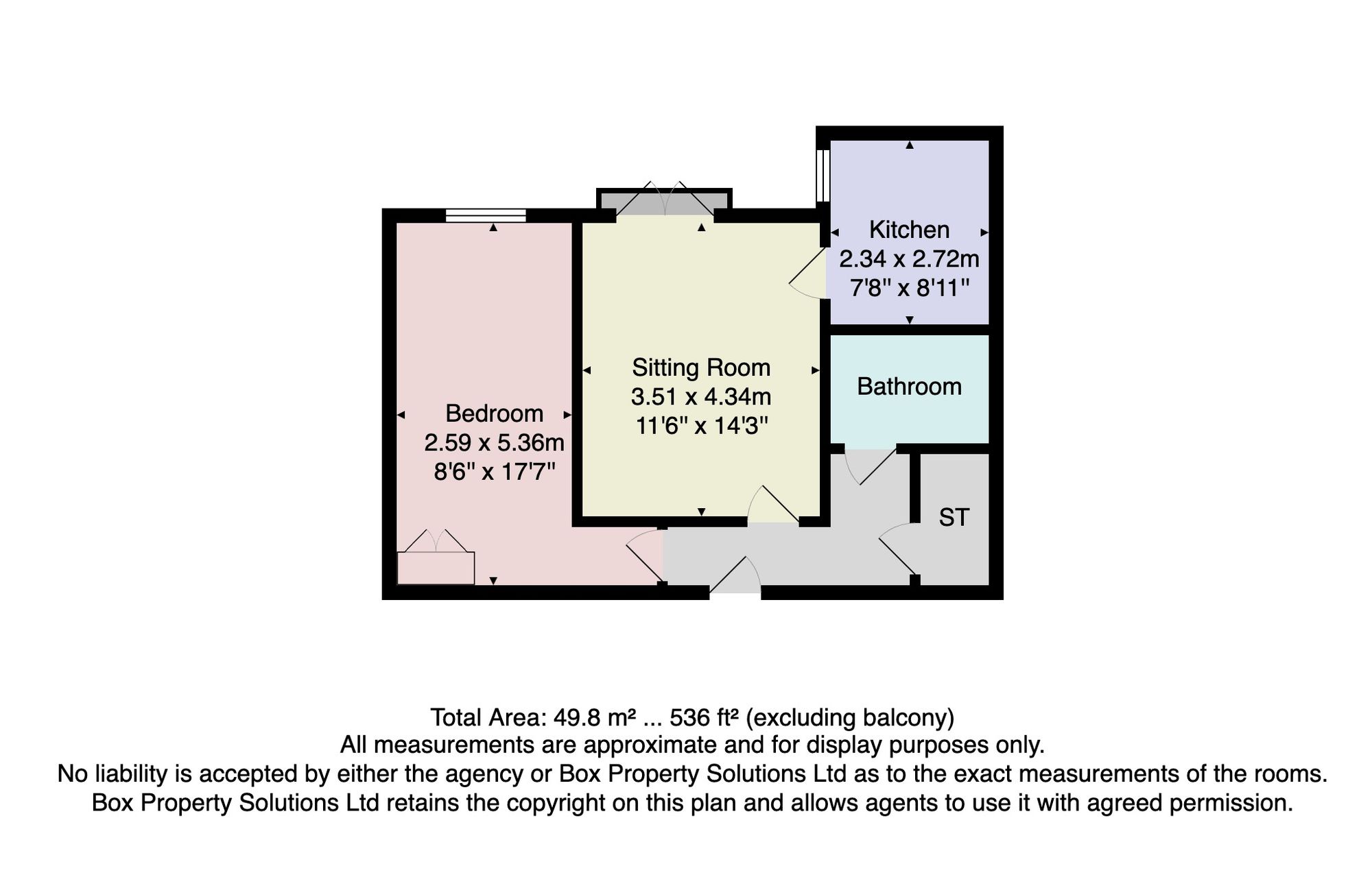 Flat 45, The Adelphi Cold Bath Road, Harrogate floorplan