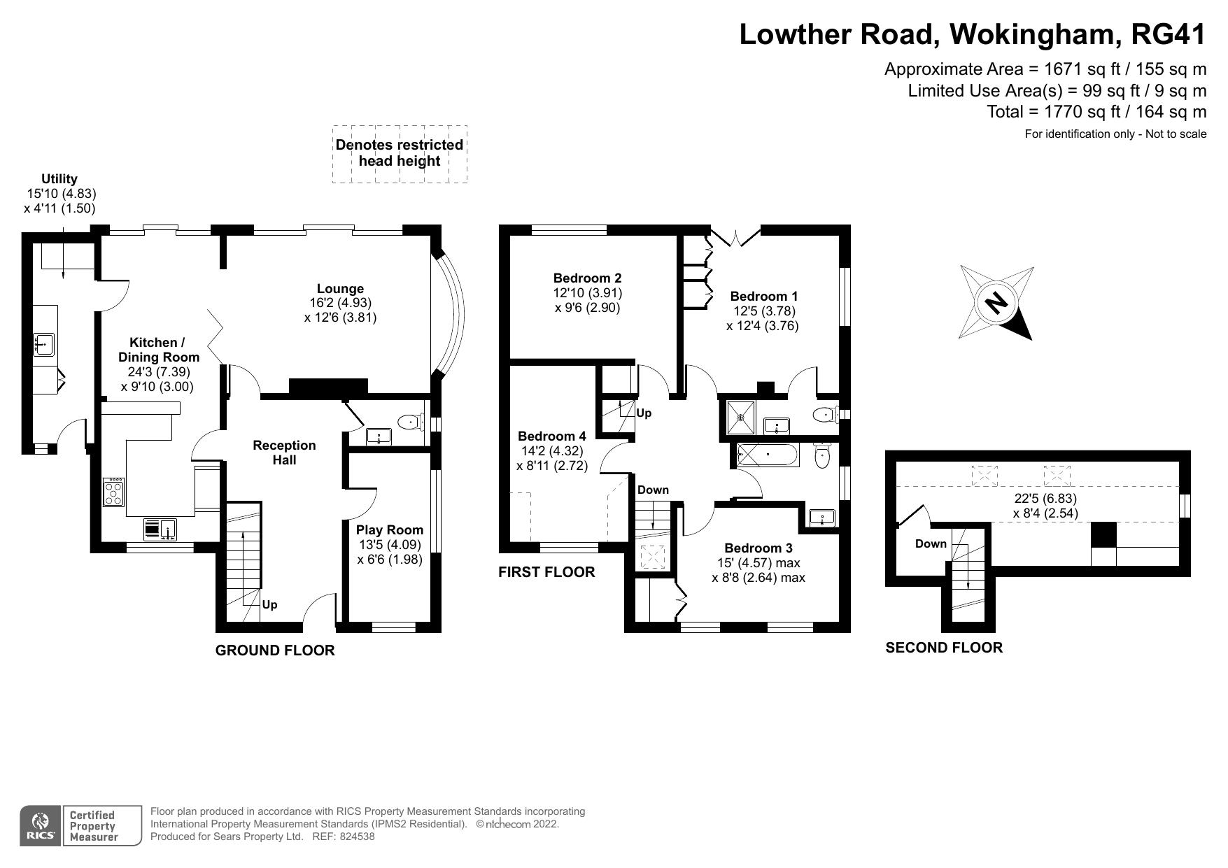 Lowther Road, Wokingham RG41, 4 bedroom detached house for sale