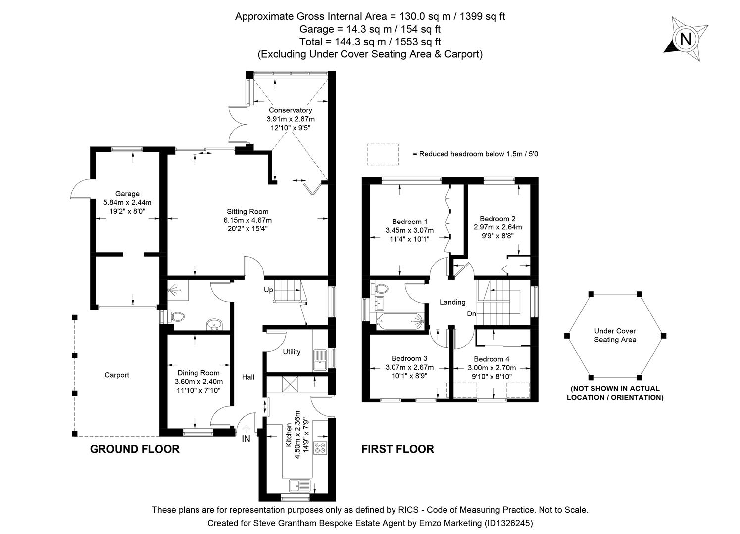 16, Oaklands Grove, Waterlooville floorplan