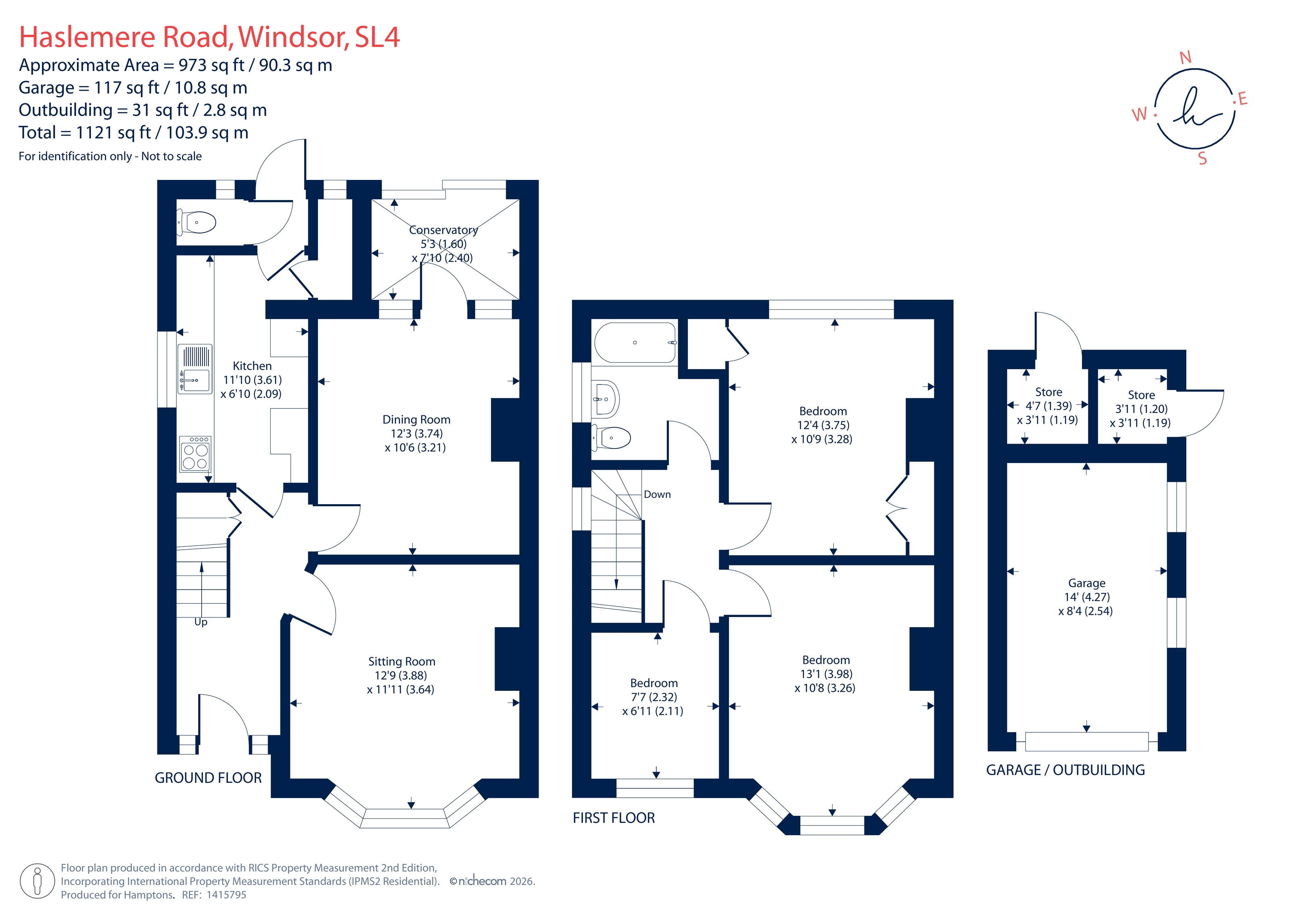 Ganesburgh, 14, Haslemere Road, Windsor floorplan
