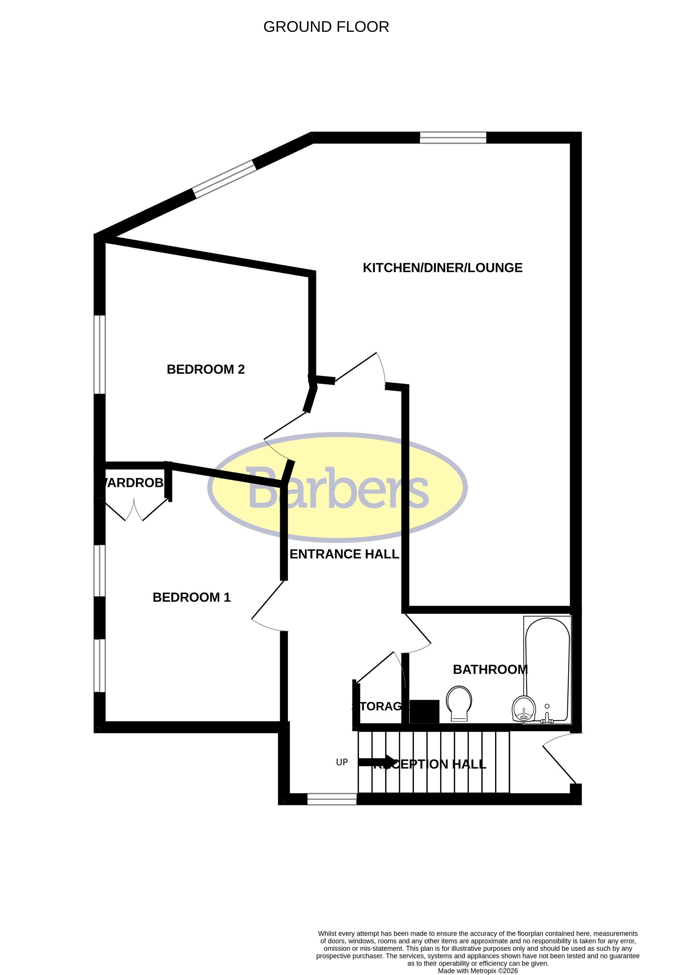 2, Rosemary Court, Whitchurch floorplan
