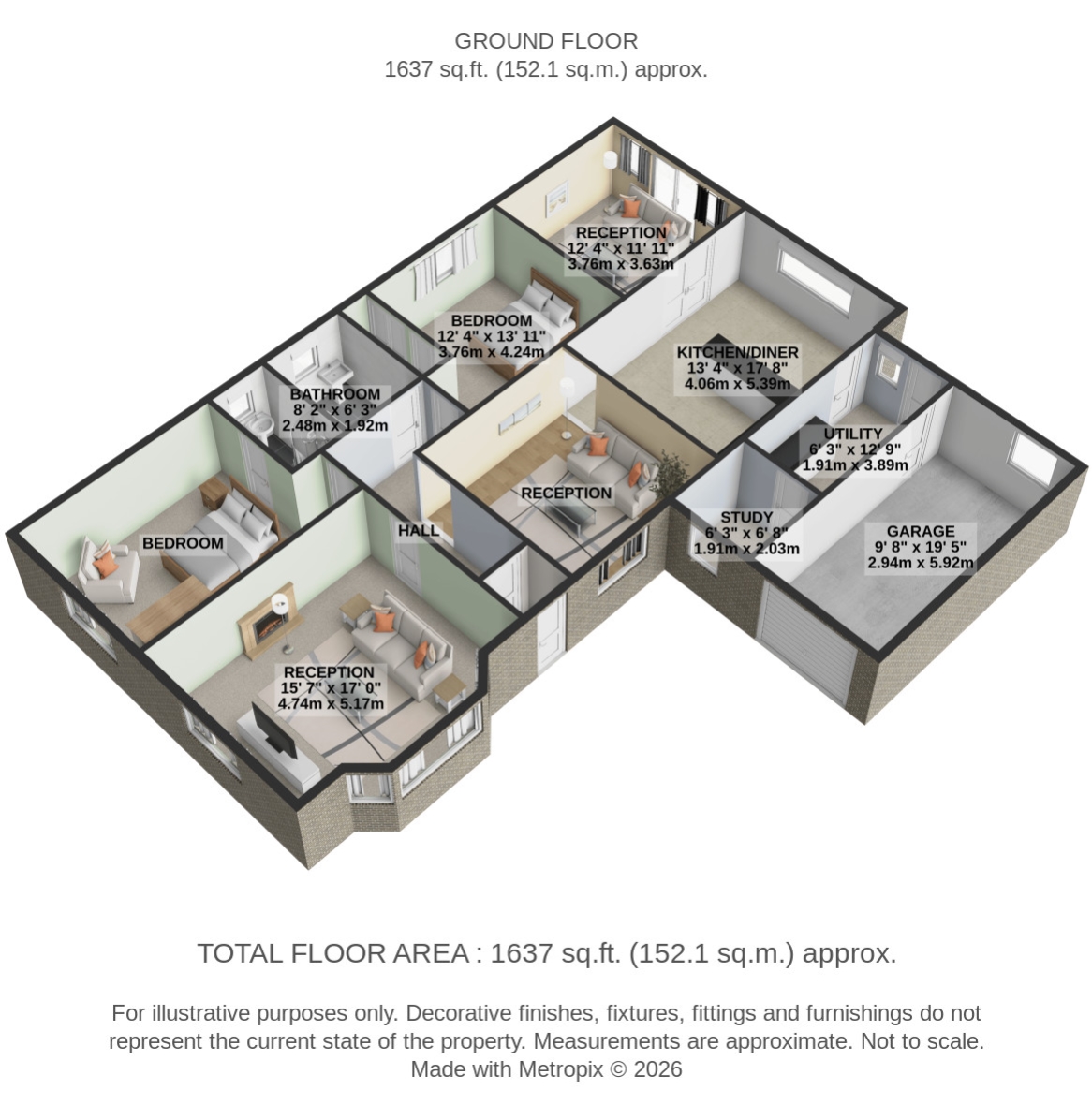 2, Mayfield Drive, Sunderland floorplan