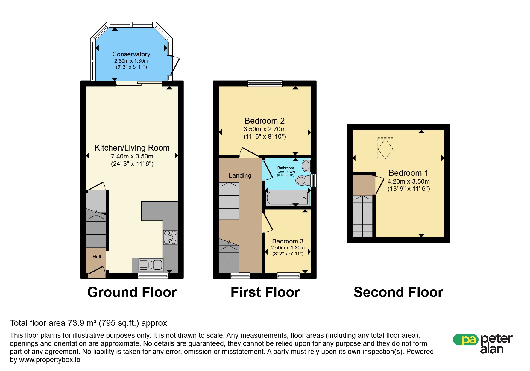 16, Upper Brynhyfryd Terrace, Caerphilly floorplan