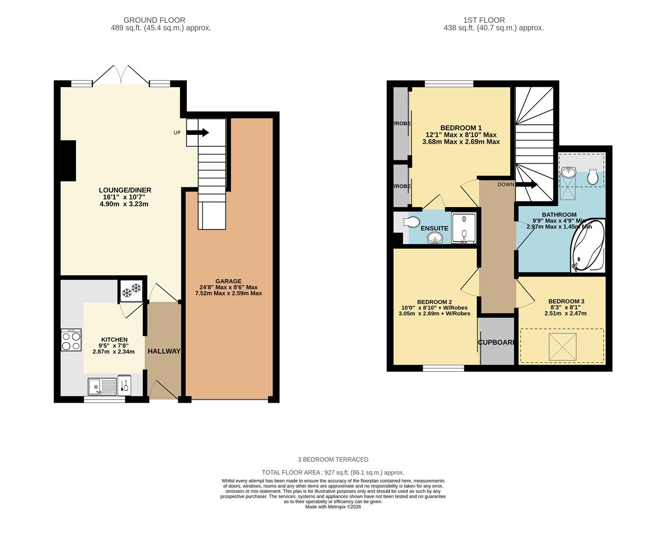 5, Woodville Close, Basingstoke floorplan