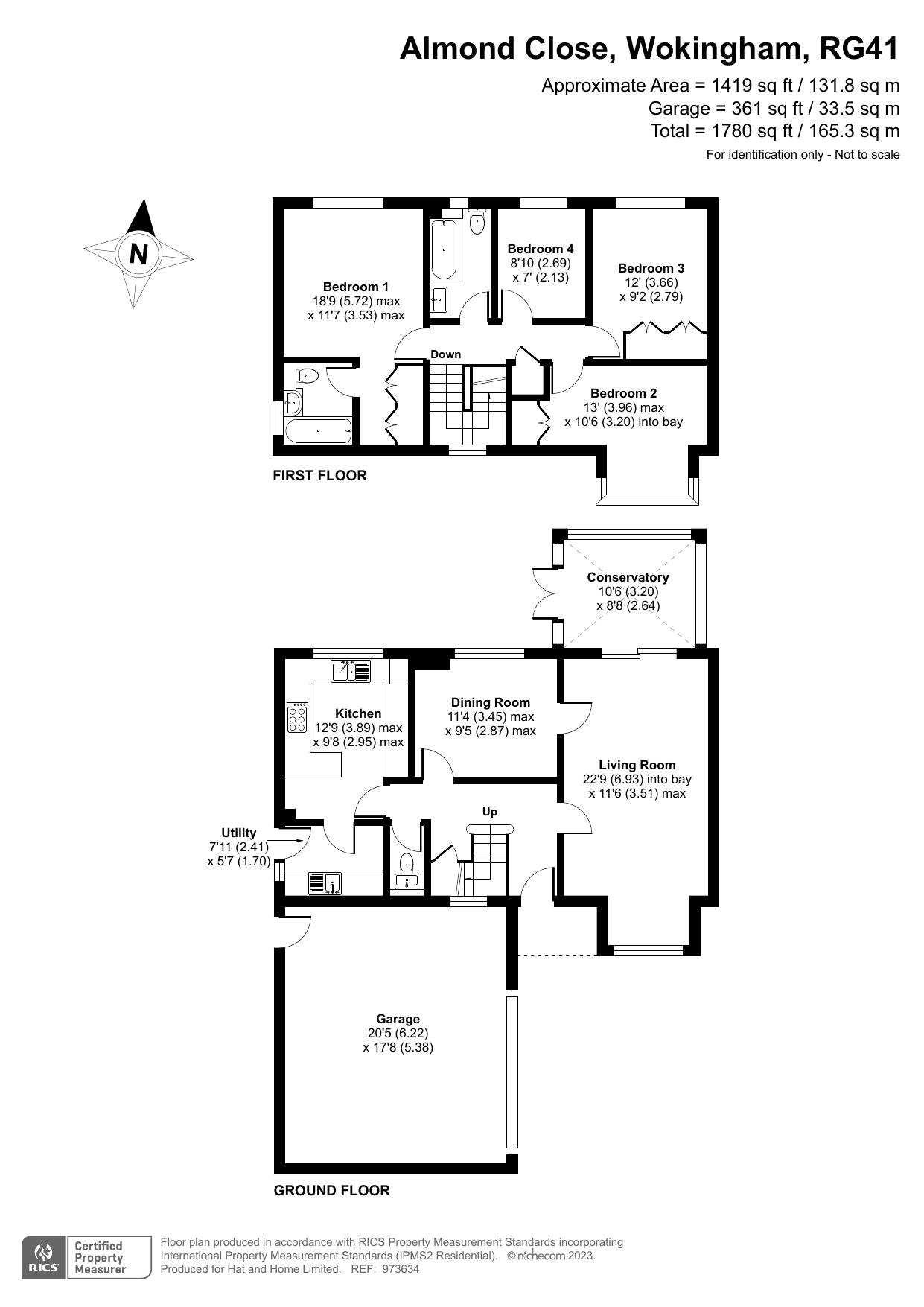 Almond Close, Wokingham, Berkshire RG41, 4 bedroom detached house for sale 64466685