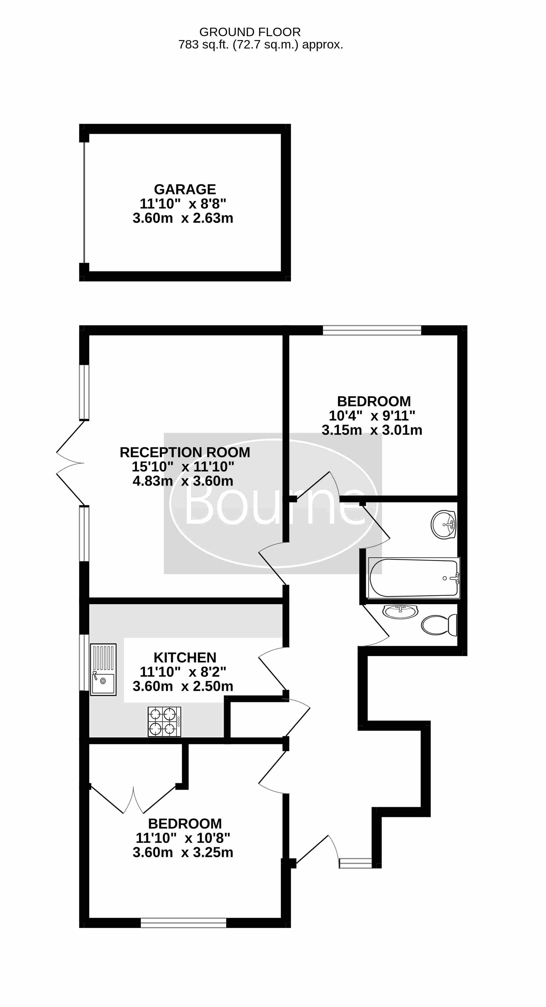 1 Cranley Court,, Park Road, Woking floorplan