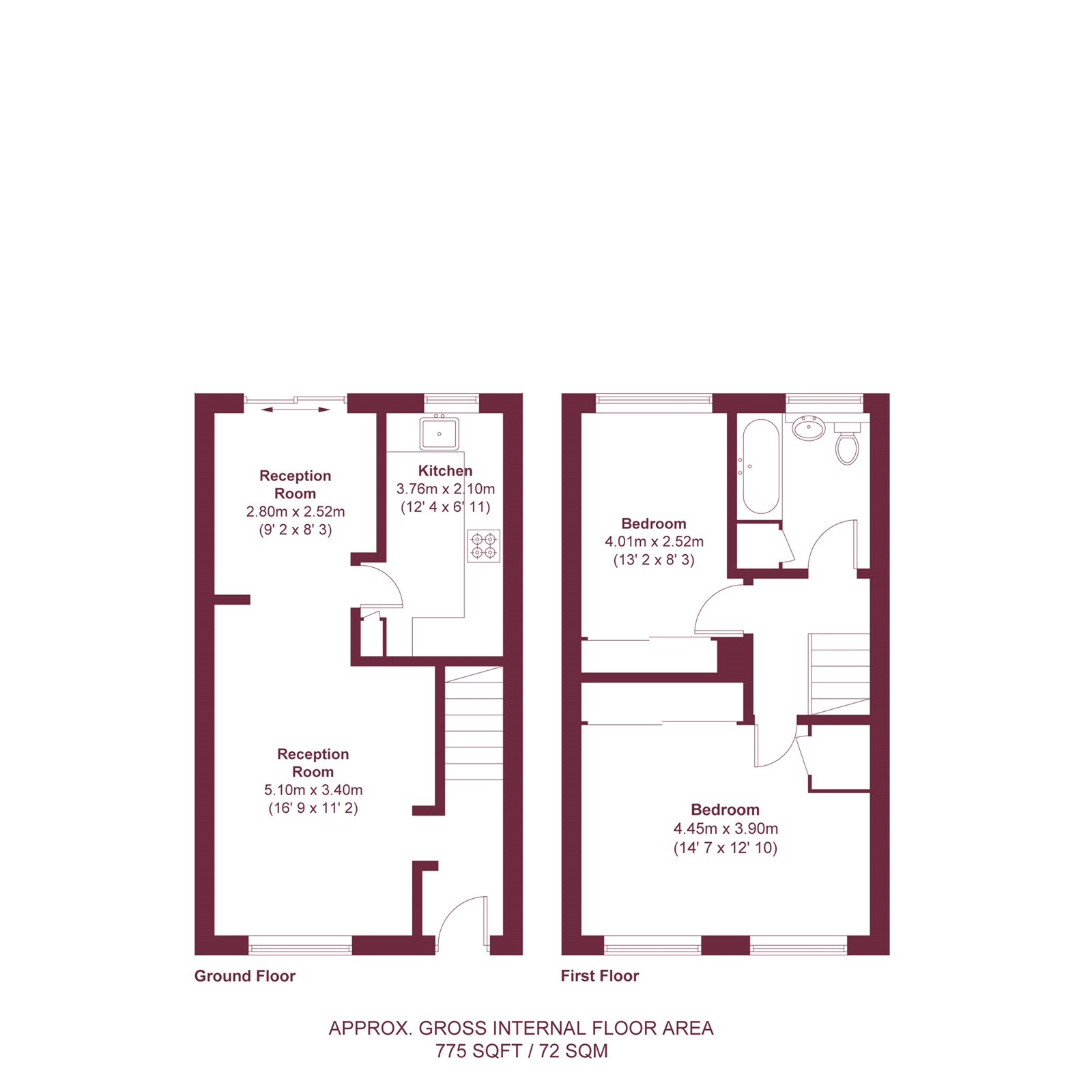 12, Mills Grove, London floorplan