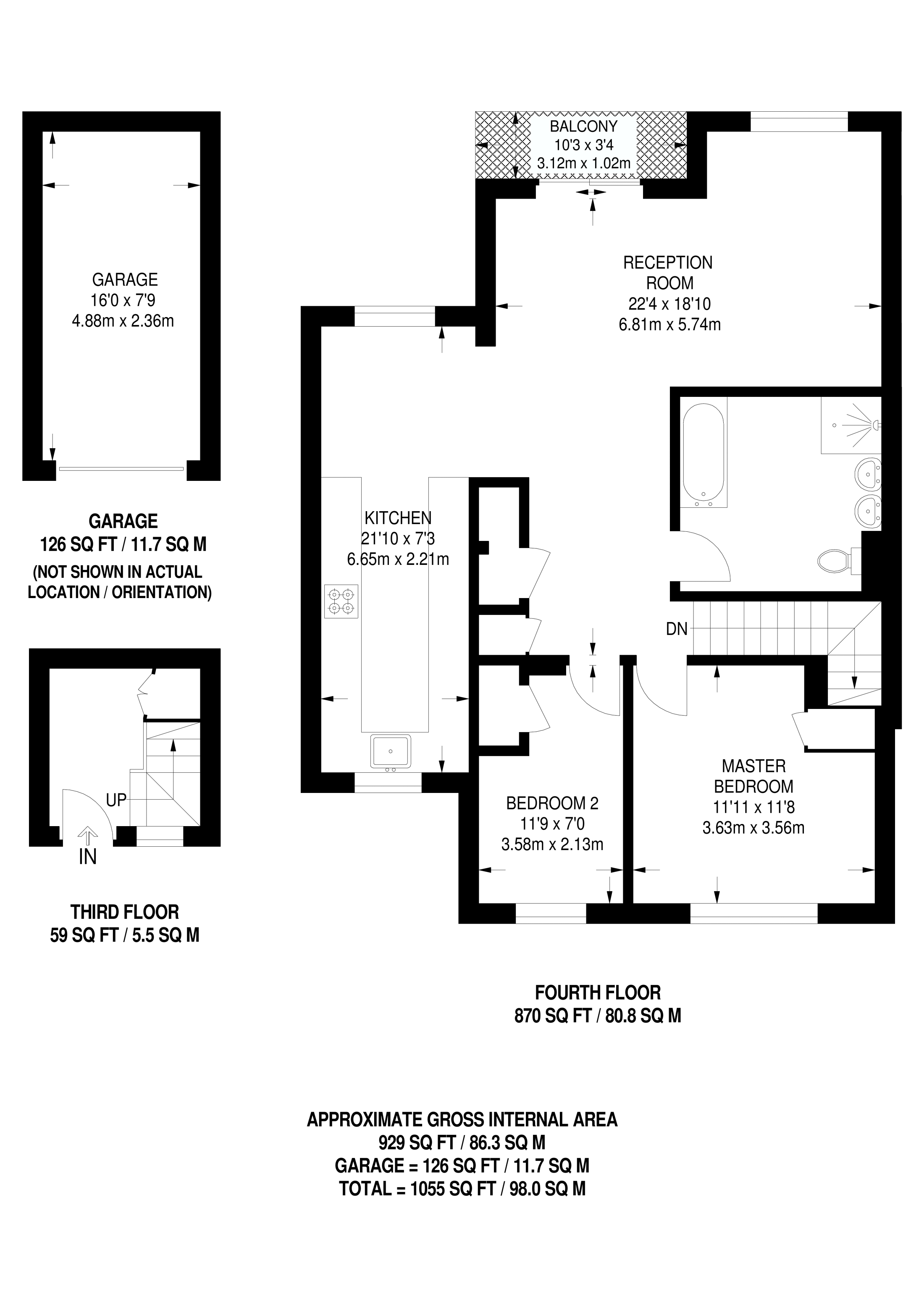 2 Bedrooms Flat to rent in Justin Close, Brentford TW8