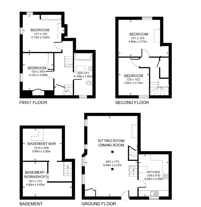 Trumpers Cottage,, East Street, West Sussex floorplan