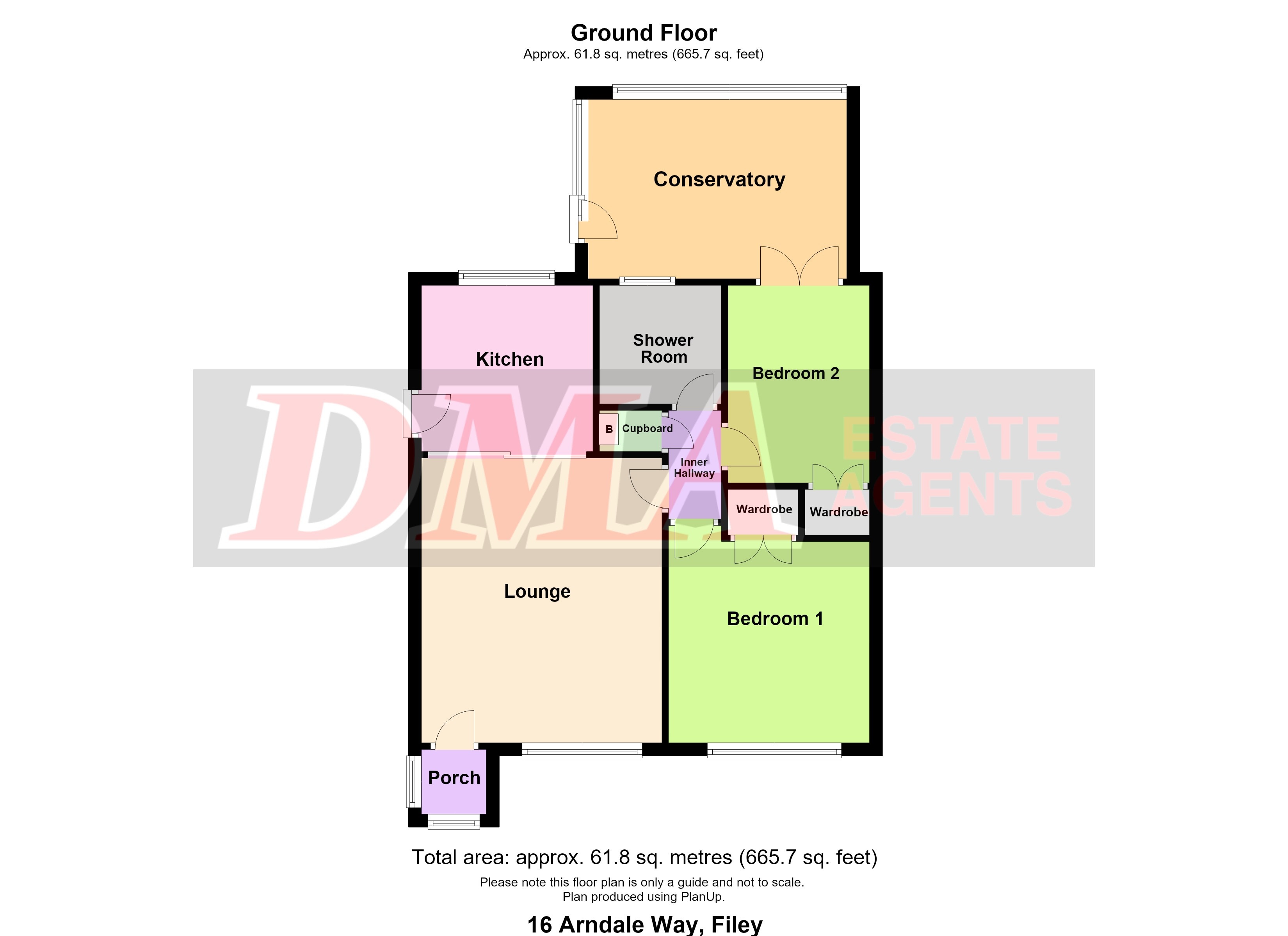 16, Arndale Way, Filey floorplan