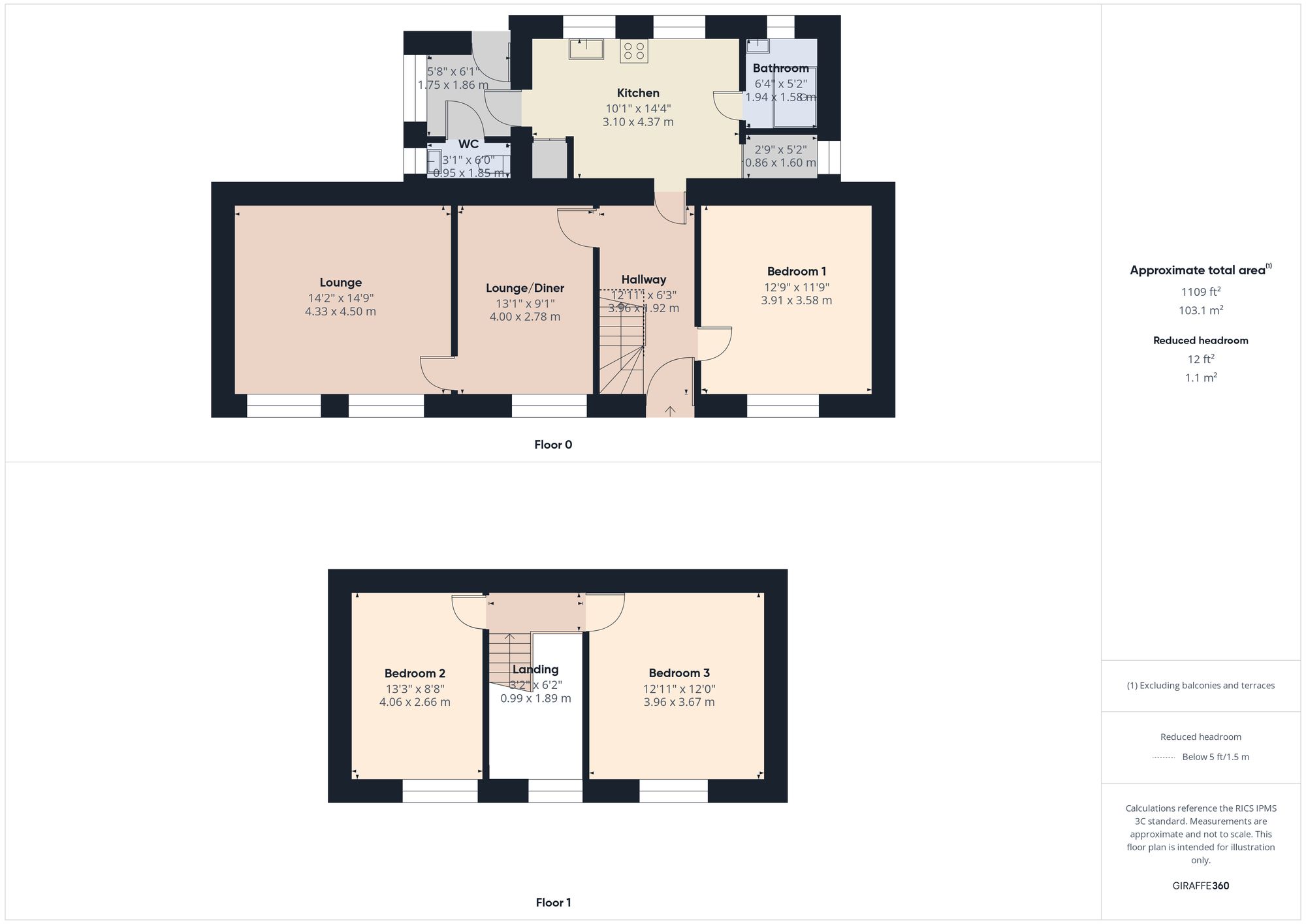1 Neyland Vale, Milford Haven floorplan