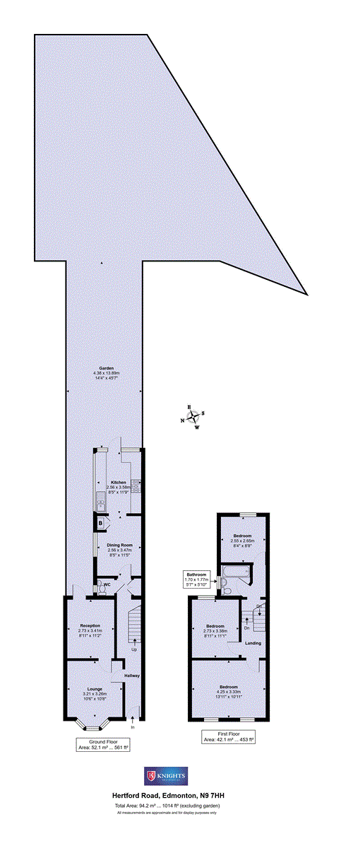 220, Hertford Road, London floorplan