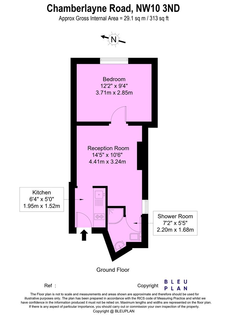 81A, Chamberlayne Road, Kensal Rise floorplan