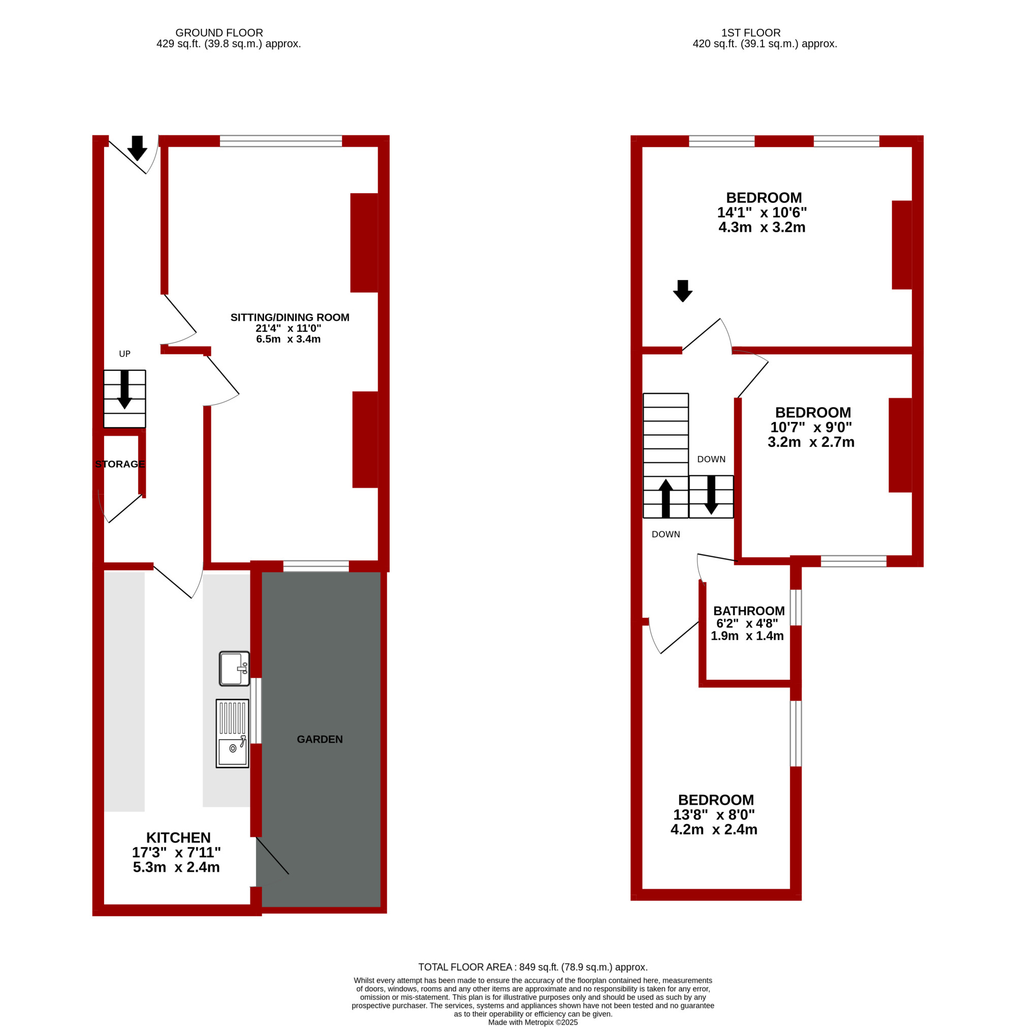 154, Gillespie Road, London floorplan