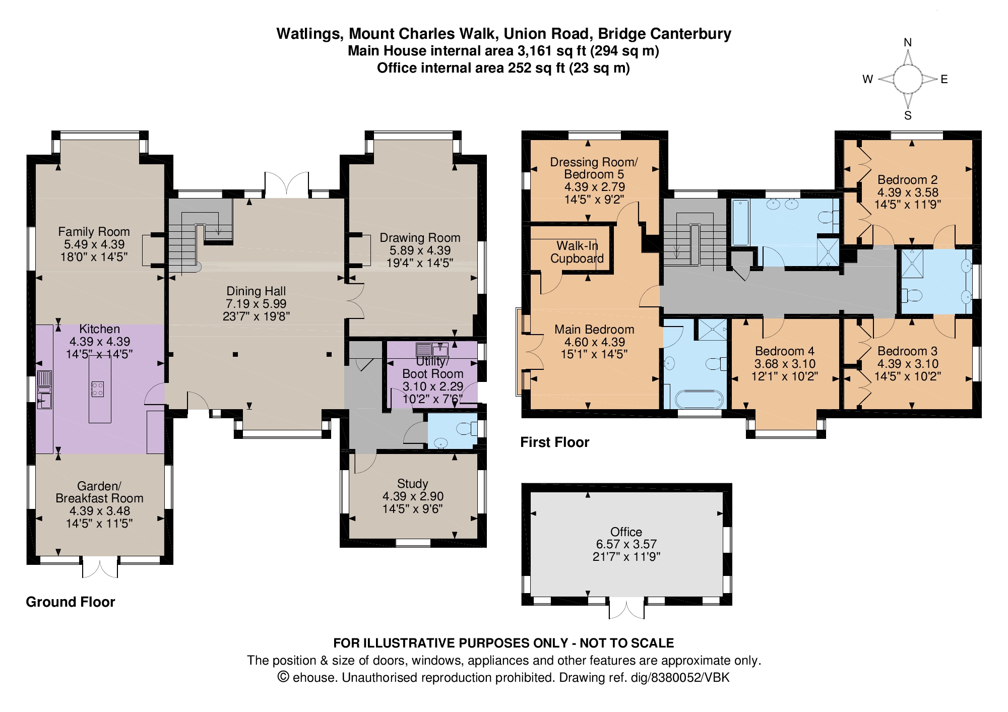 5 Bedrooms Detached house for sale in Mount Charles Walk, Union Road, Bridge, Canterbury CT4