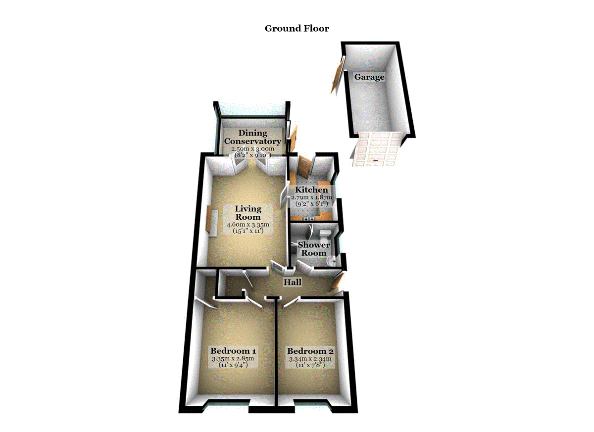5, Holmfield Drive, Raunds floorplan