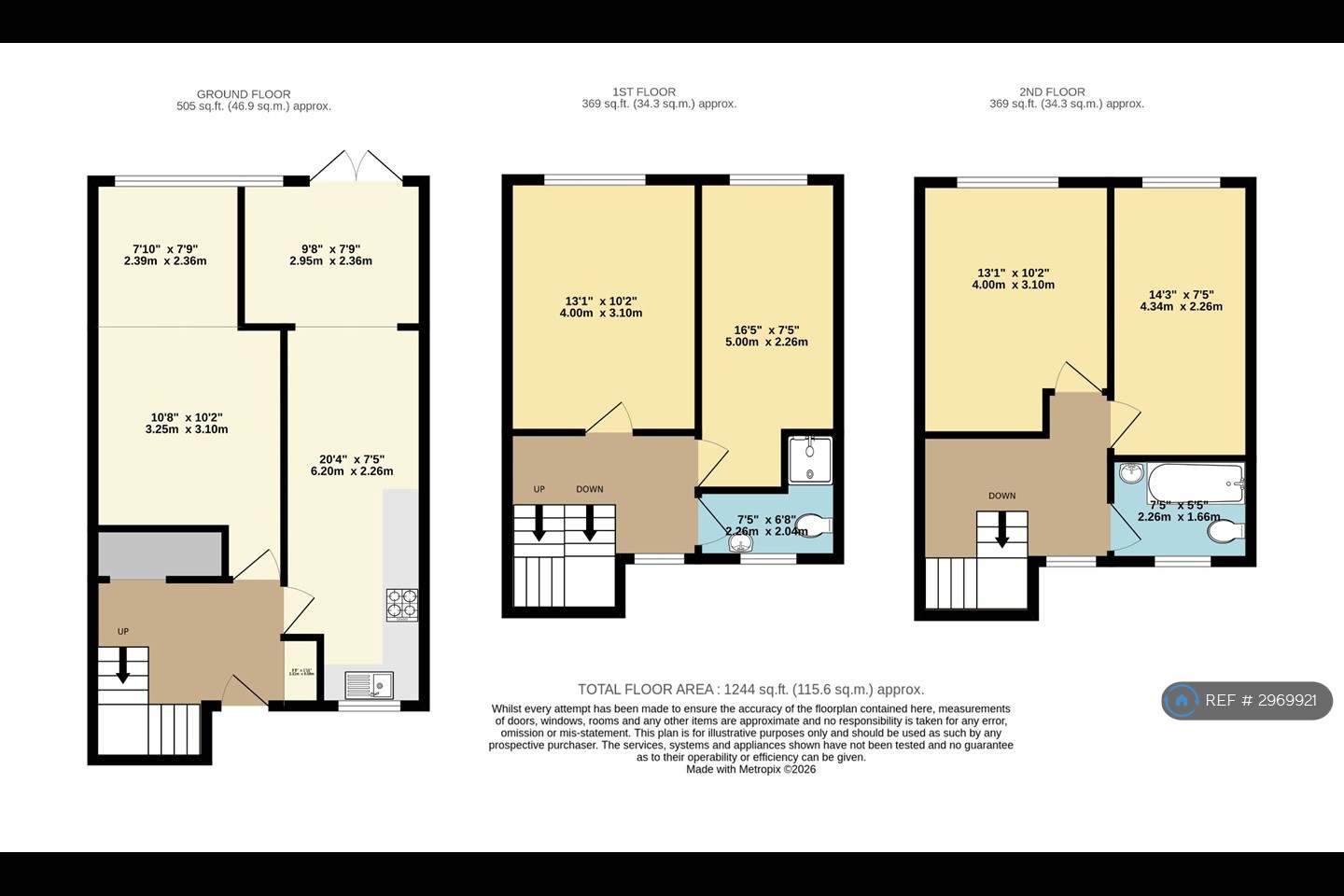 Flat, Webheath Netherwood St, London floorplan