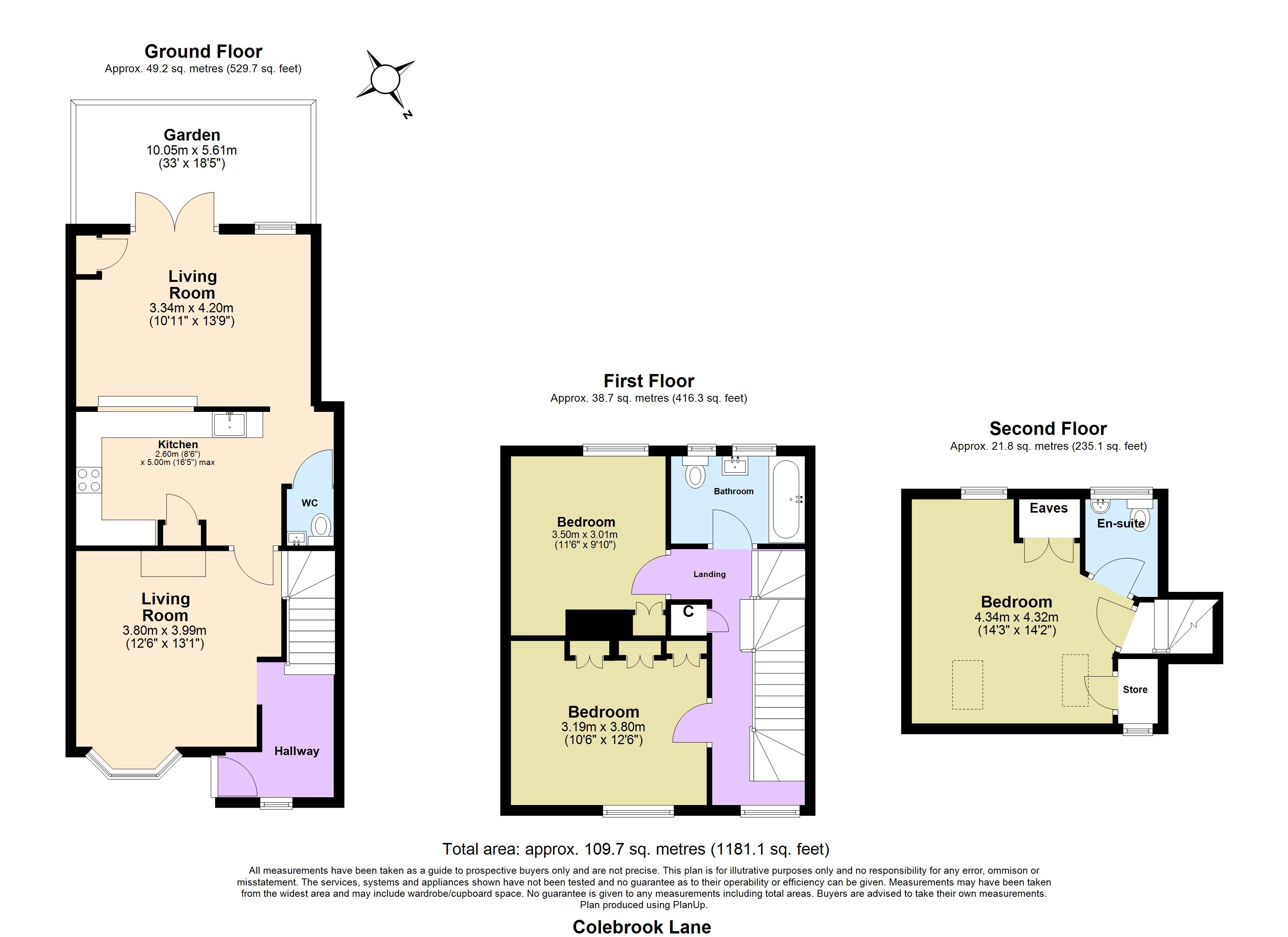 98, Colebrook Lane, Loughton floorplan
