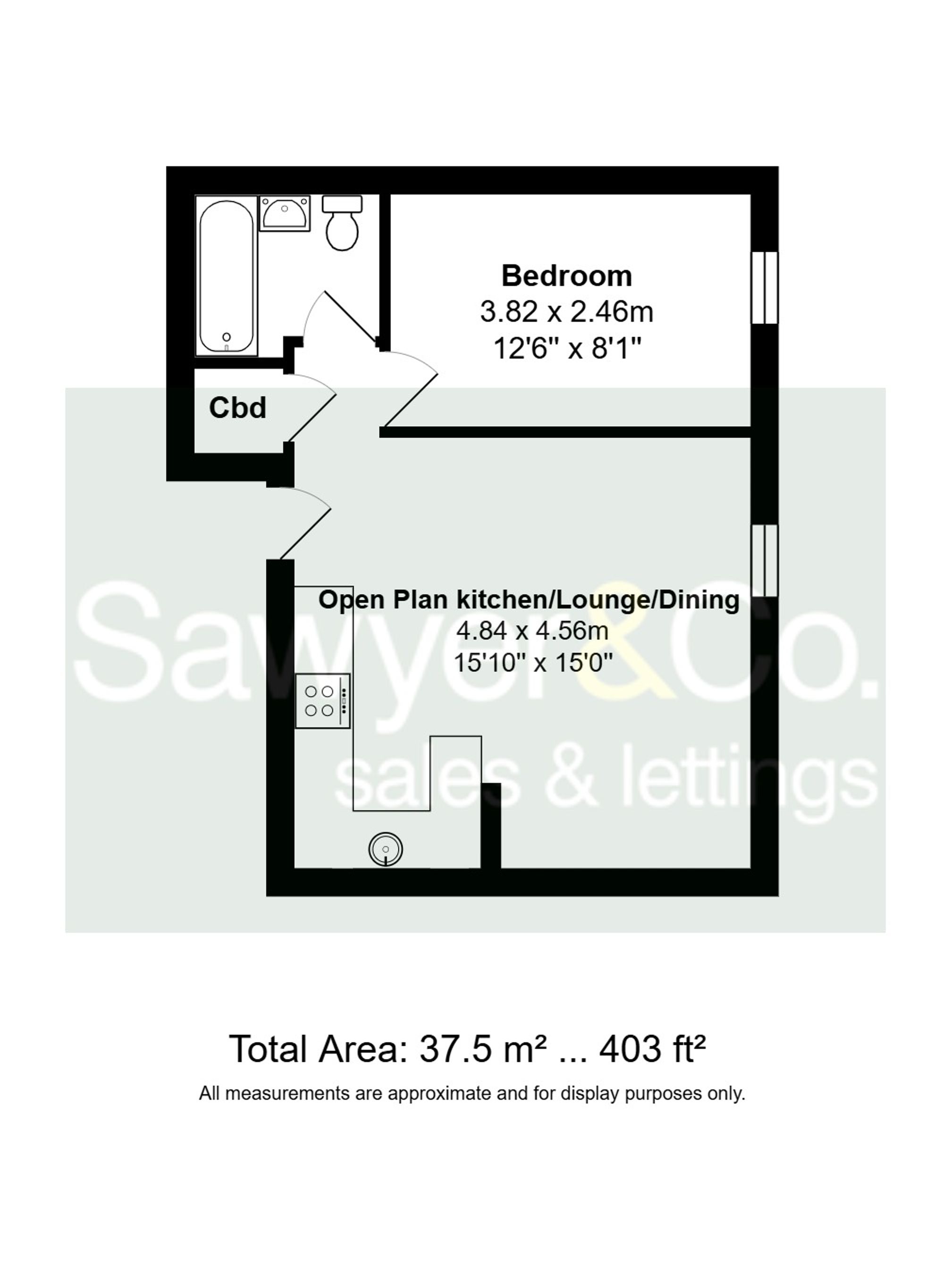 Flat 24, 18-20 Stanford Avenue, Brighton floorplan