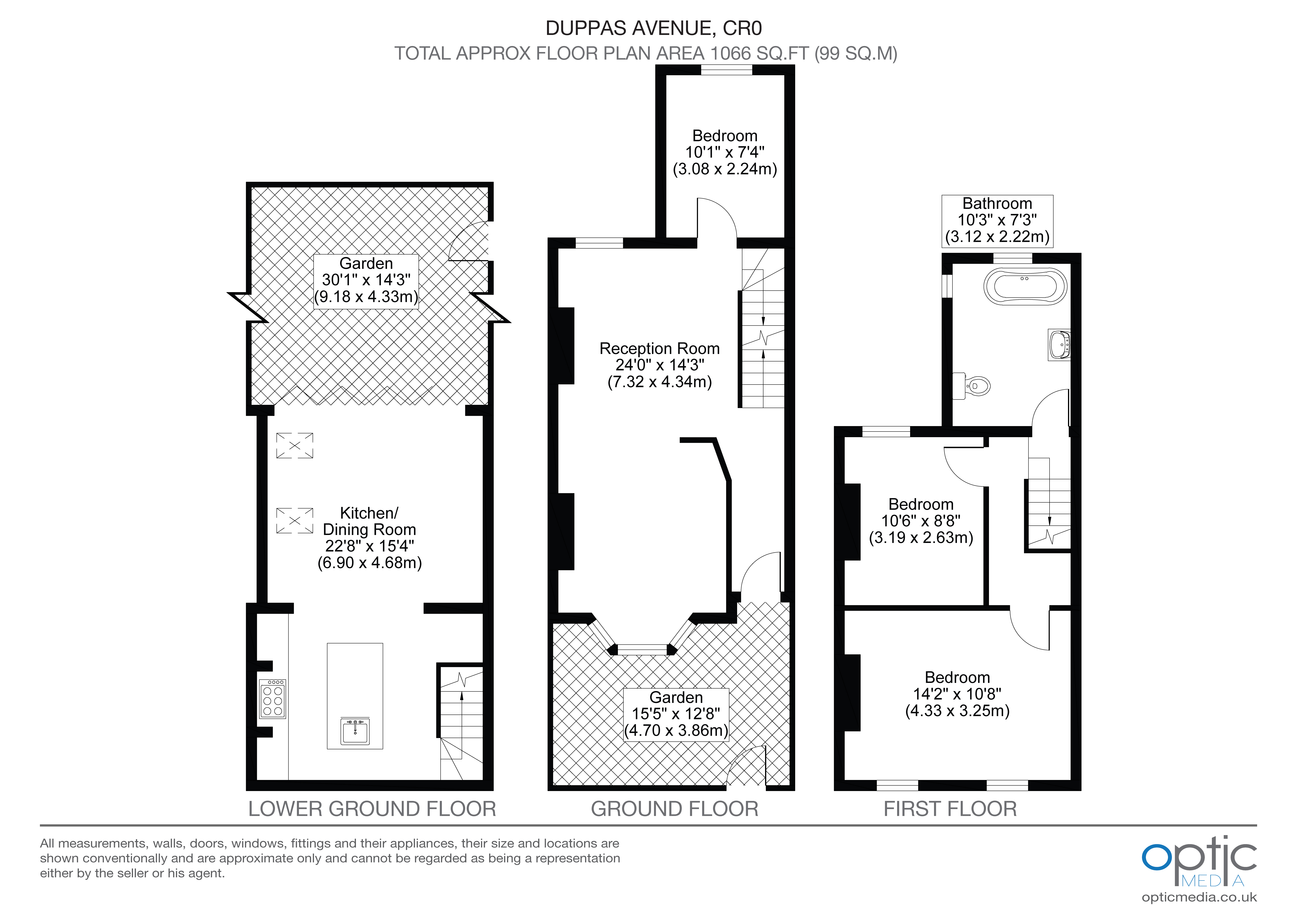 4, Duppas Avenue, Croydon floorplan