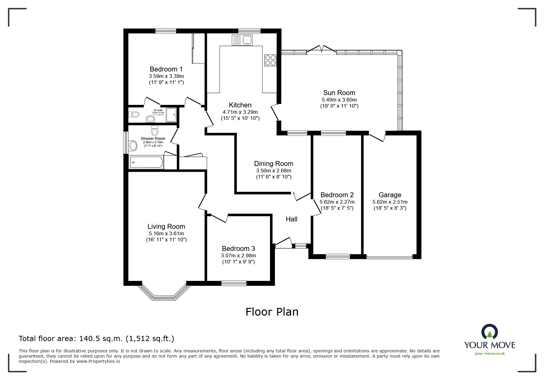 4, Larkspur Road, Lincolnshire floorplan
