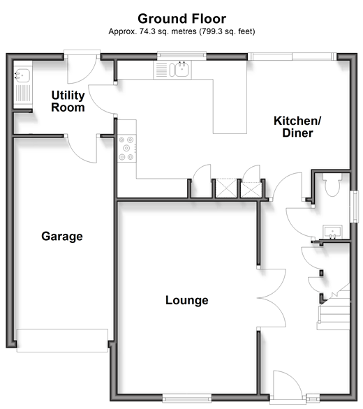 Brookland, Romney Marsh floorplan