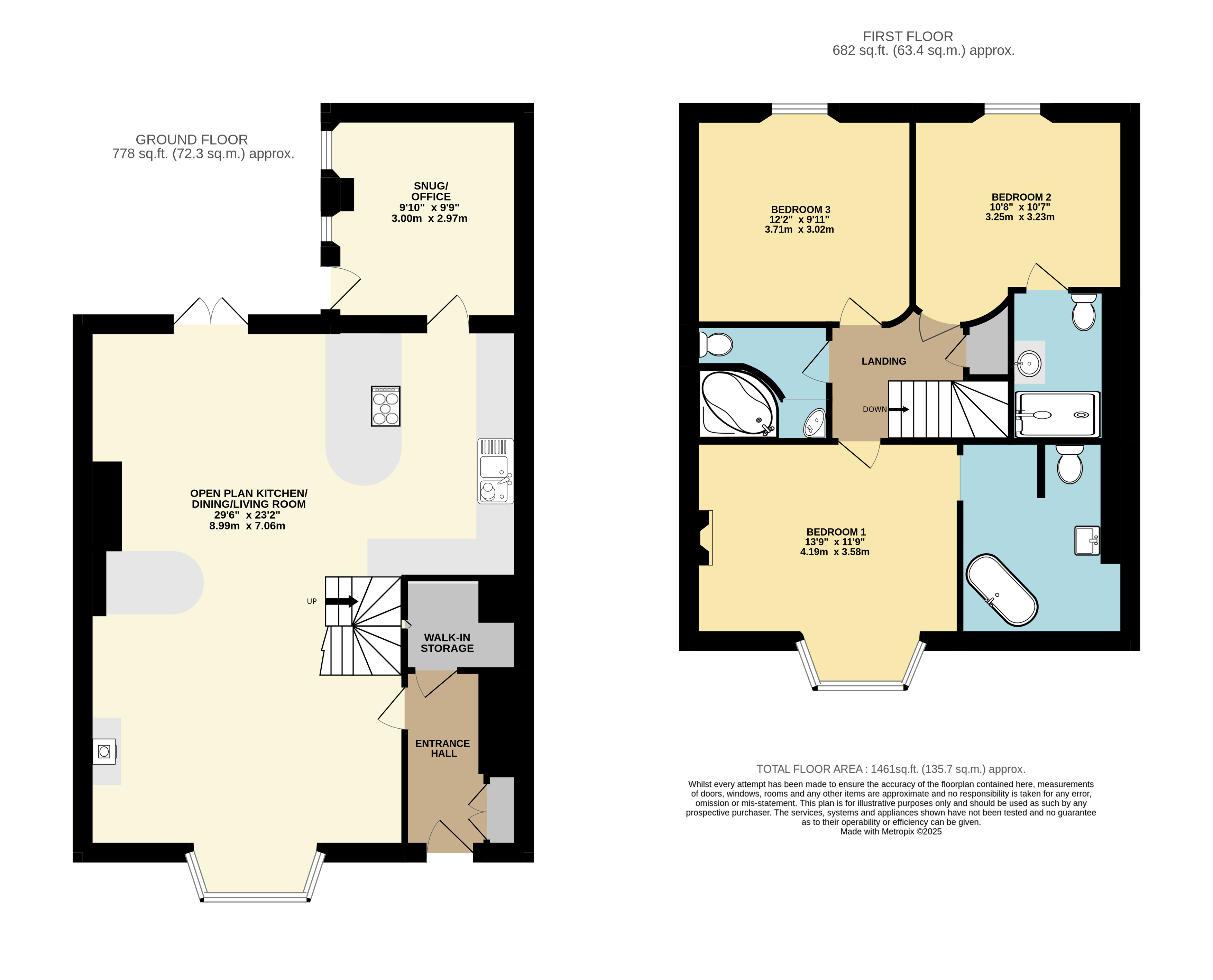 3, New Street, Devon floorplan