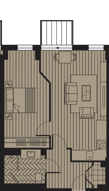 Apartment 2706, Stage Apartments, London floorplan