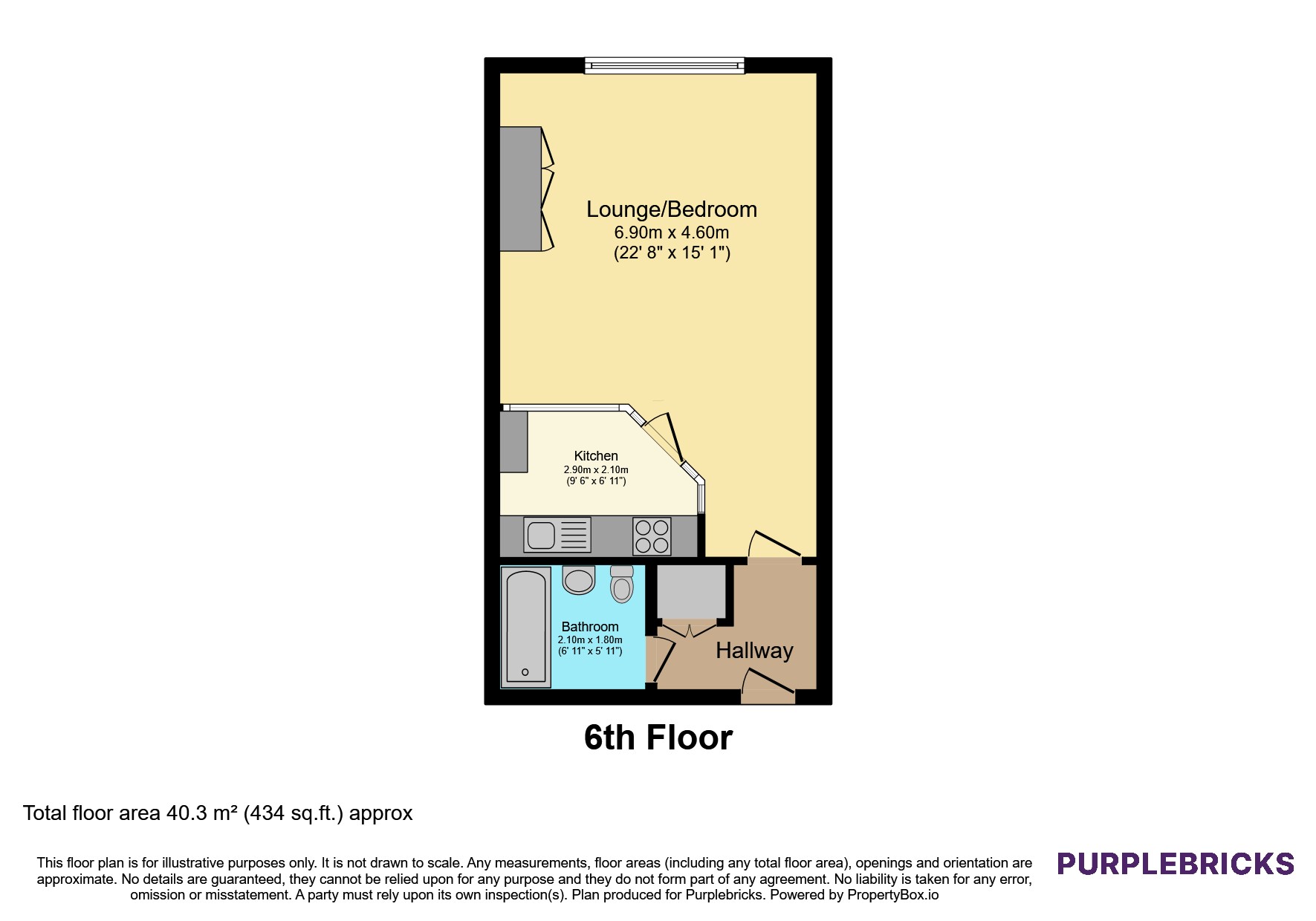 Seymour Grove, Manchester floorplan