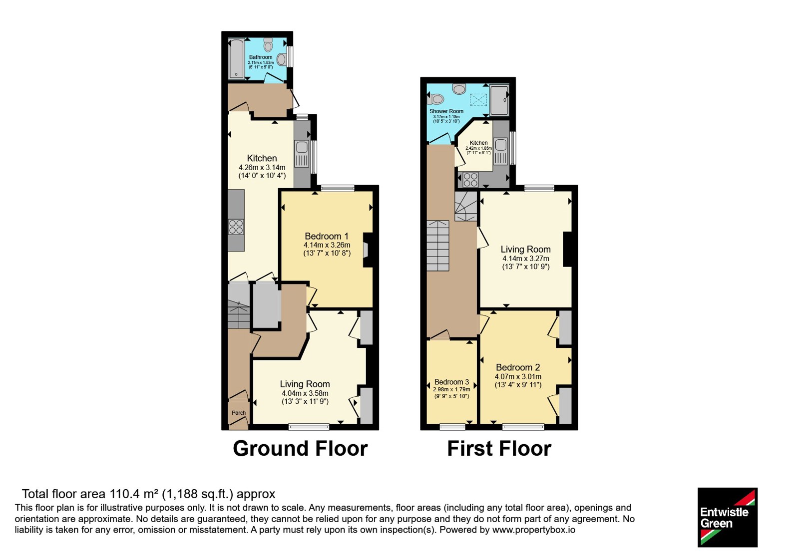 46, Bewsey Street, Cheshire floorplan