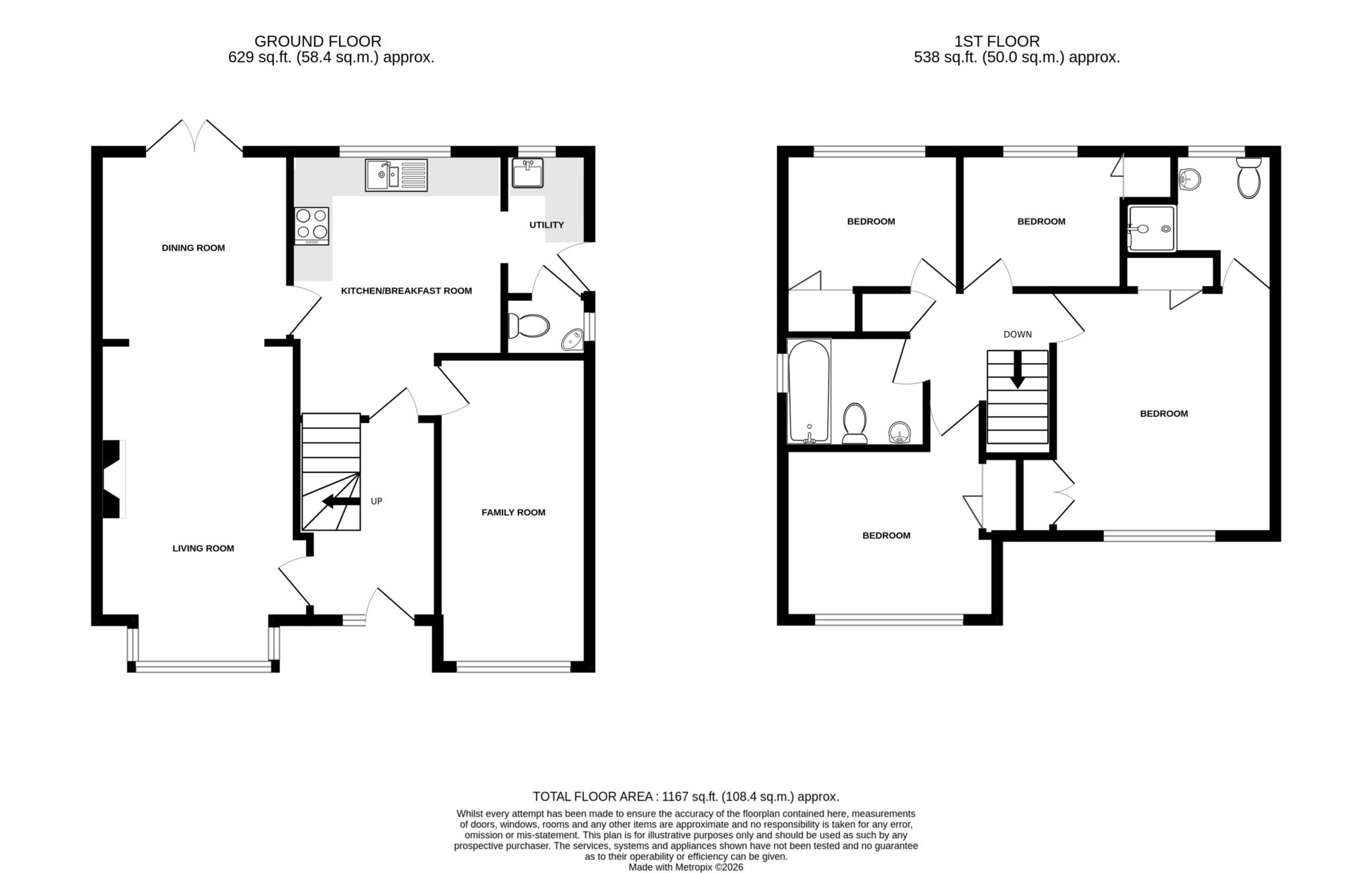 1, Maple Leaf Drive, Bordon floorplan