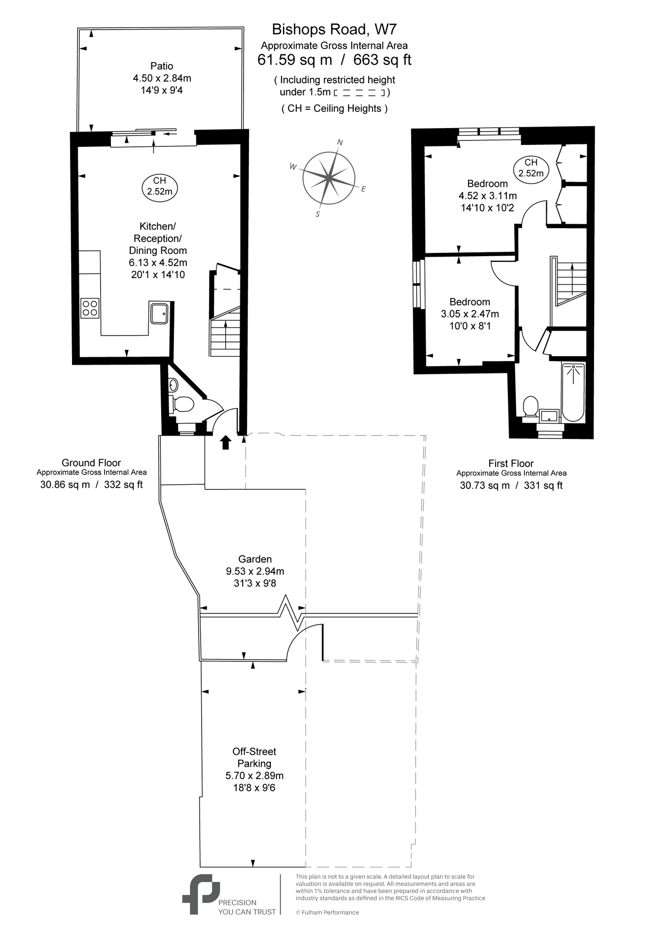 1b Bishops Road, Ealing floorplan