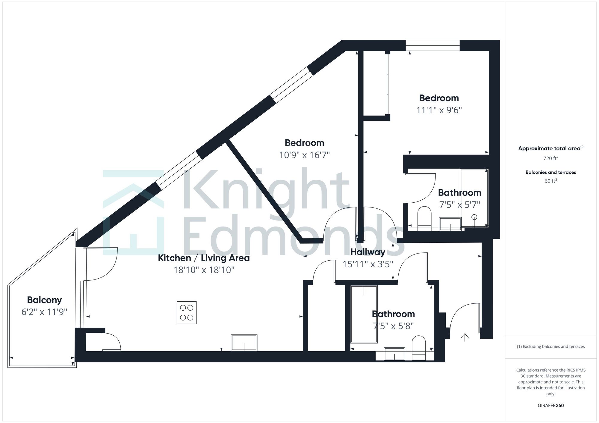 23 Guinevere Point, Waterhouse Avenue, Maidstone floorplan