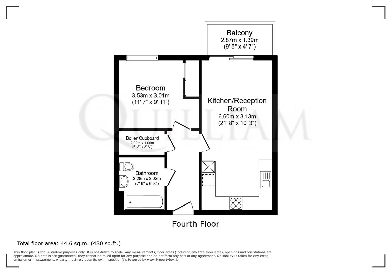 403 Gilbert House, Ealing Road, Brentford floorplan