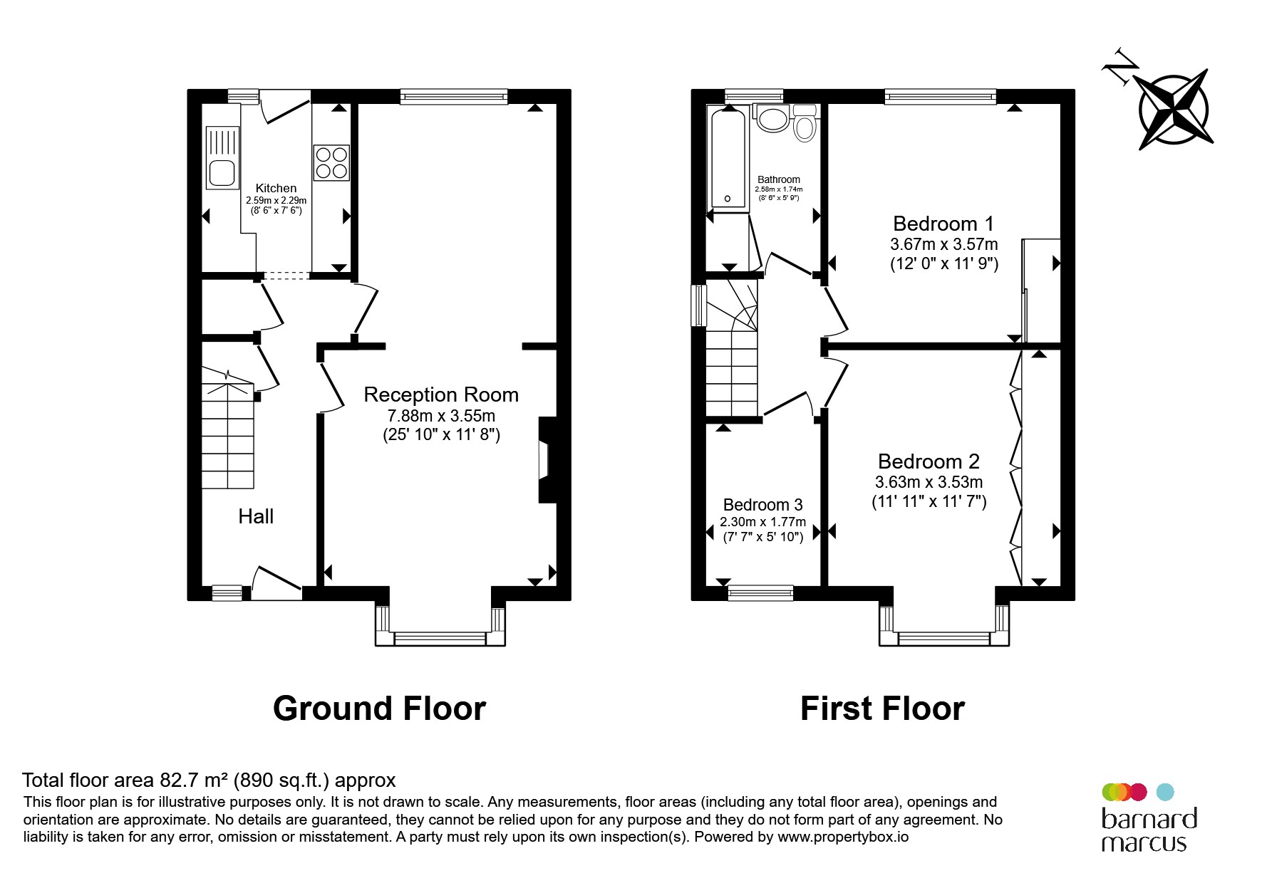 33, Cromwell Road, Caterham floorplan