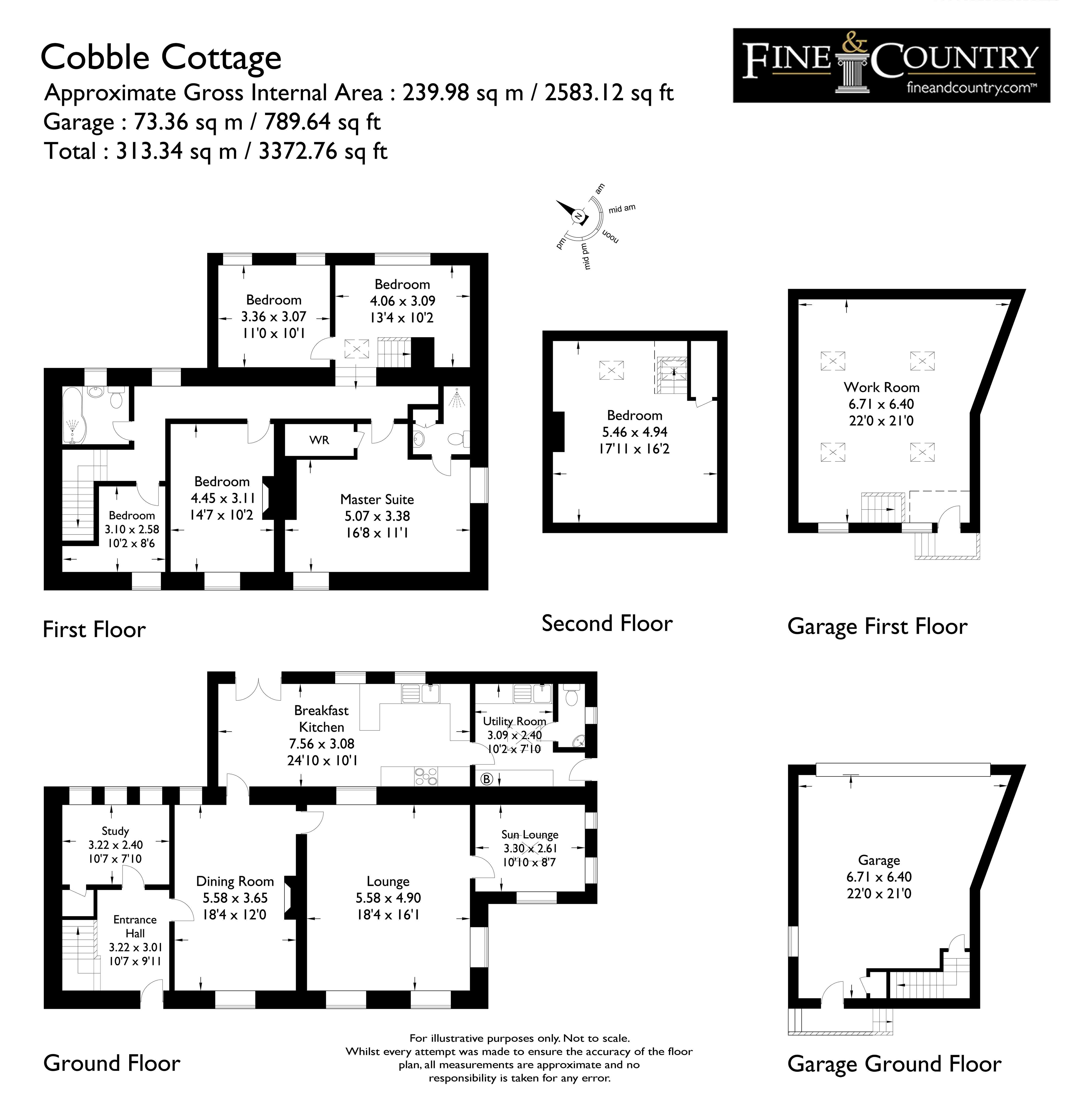 6 Bedrooms Semi-detached house for sale in Cobble Cottage, 15 Lower Dolphinholme, Lancaster LA2