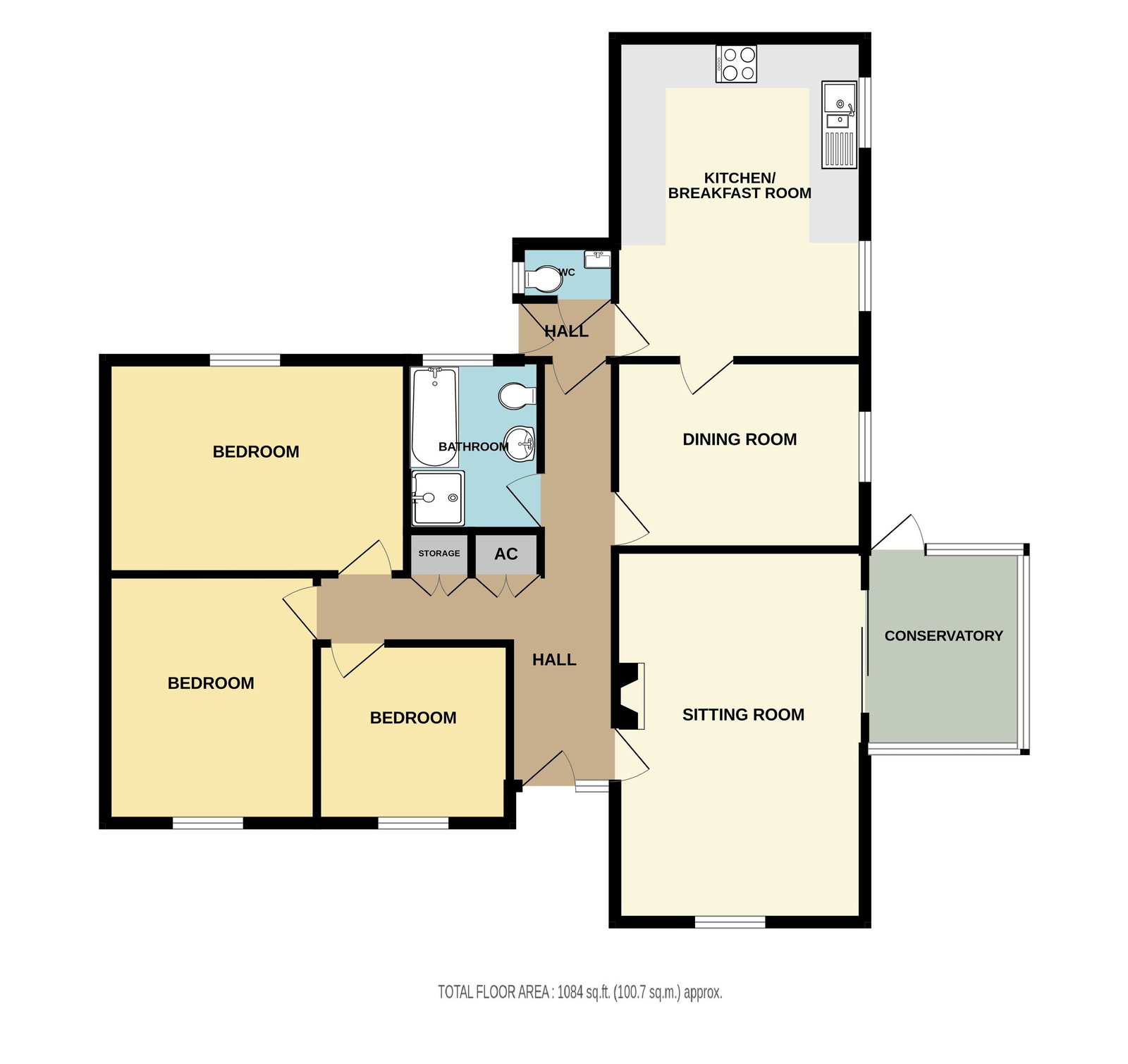 The Birches, Dunns Copse, Ledbury floorplan