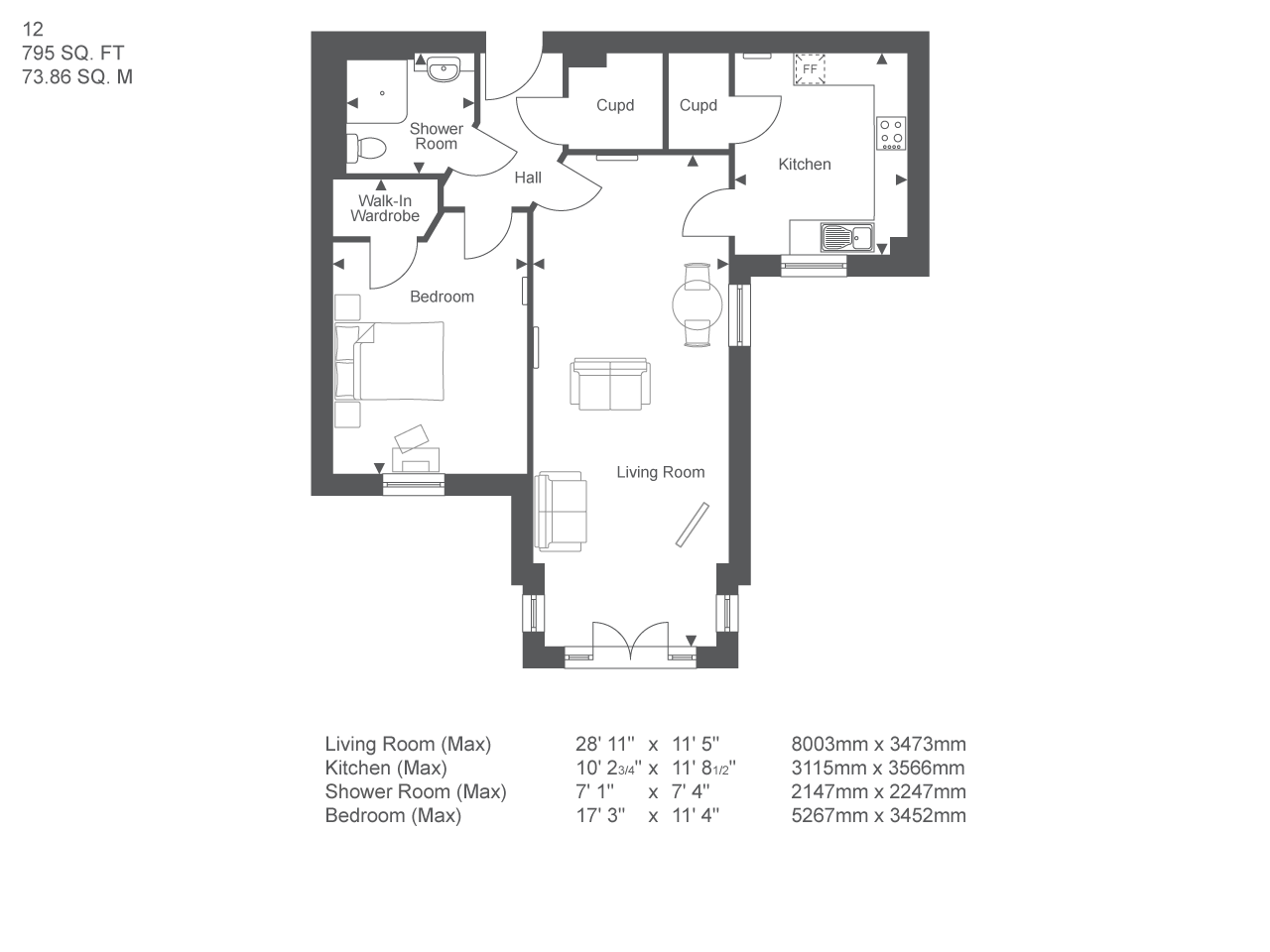 12, Scarborough floorplan