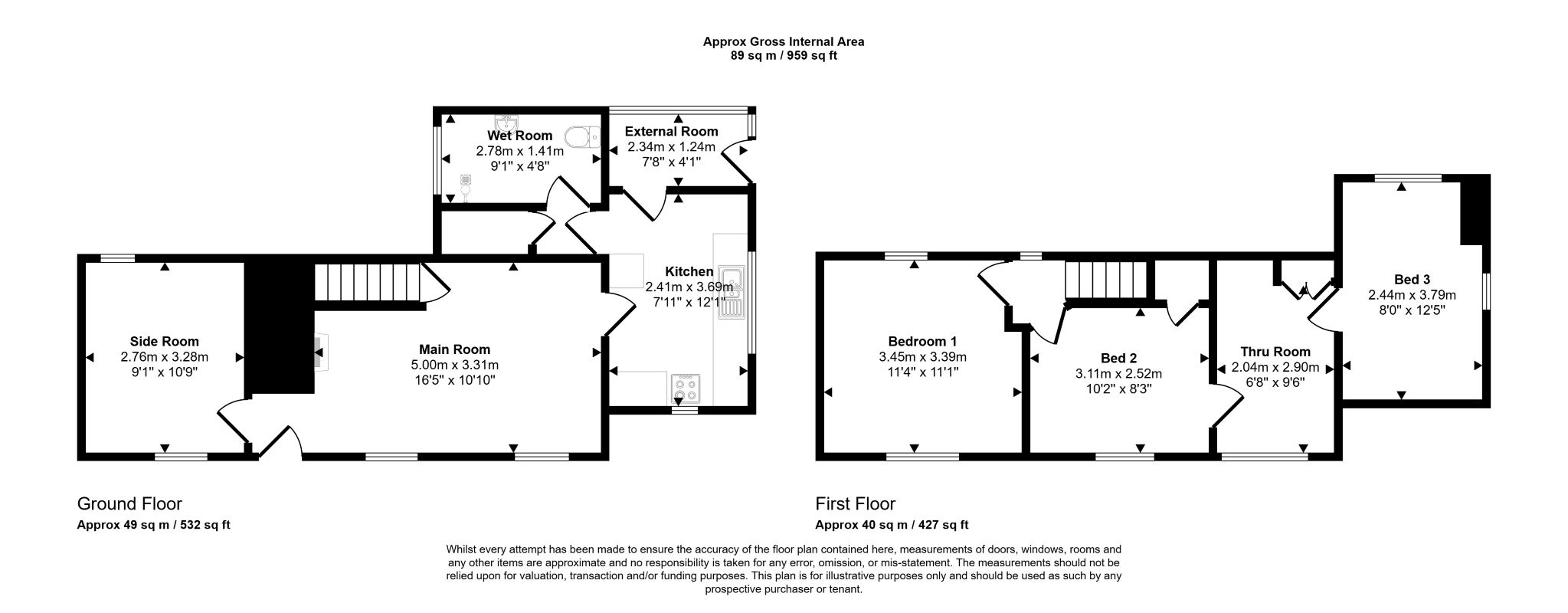 21, Greenfield Road, Bedford floorplan