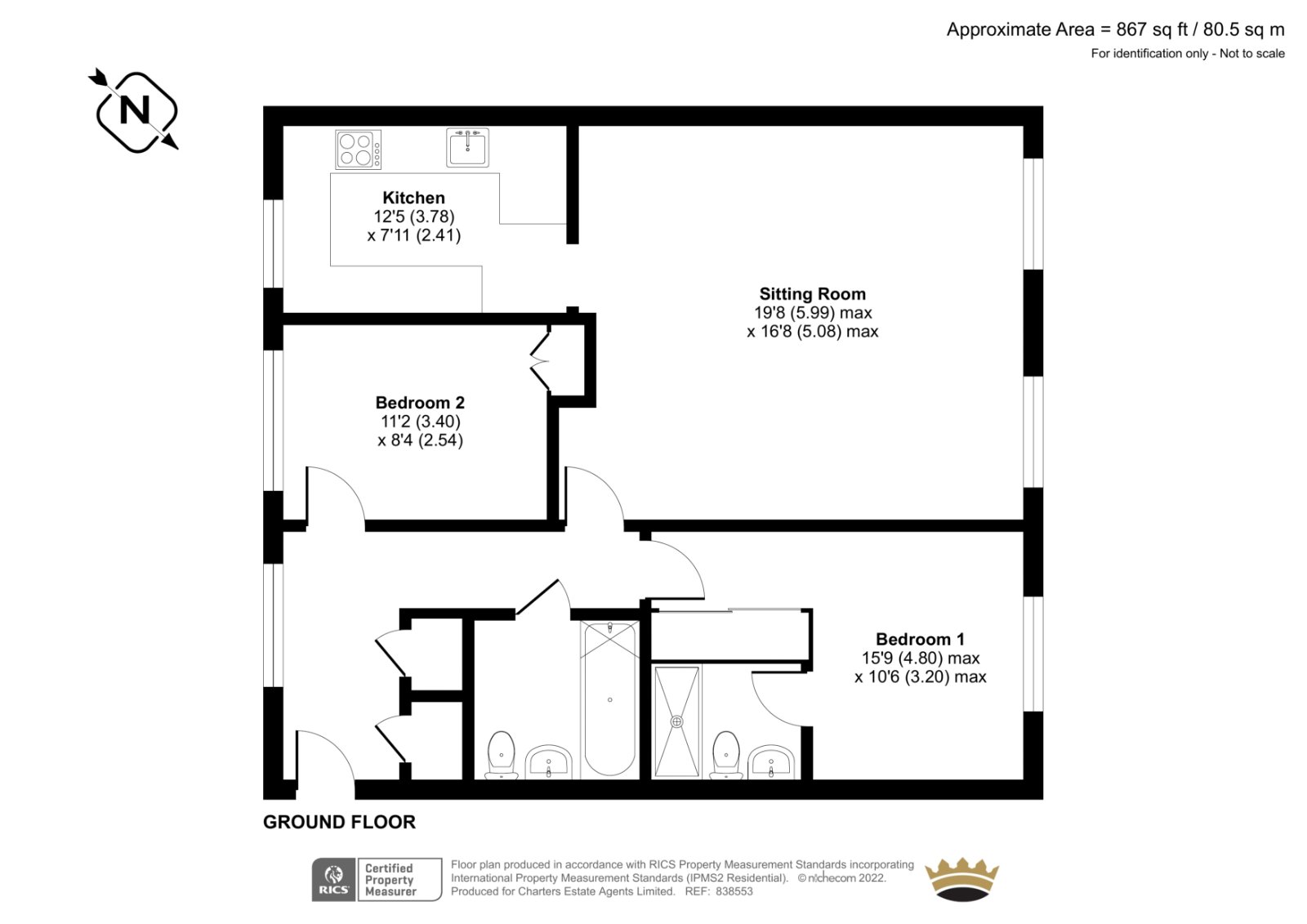 6, Queens Gate, Hampshire floorplan