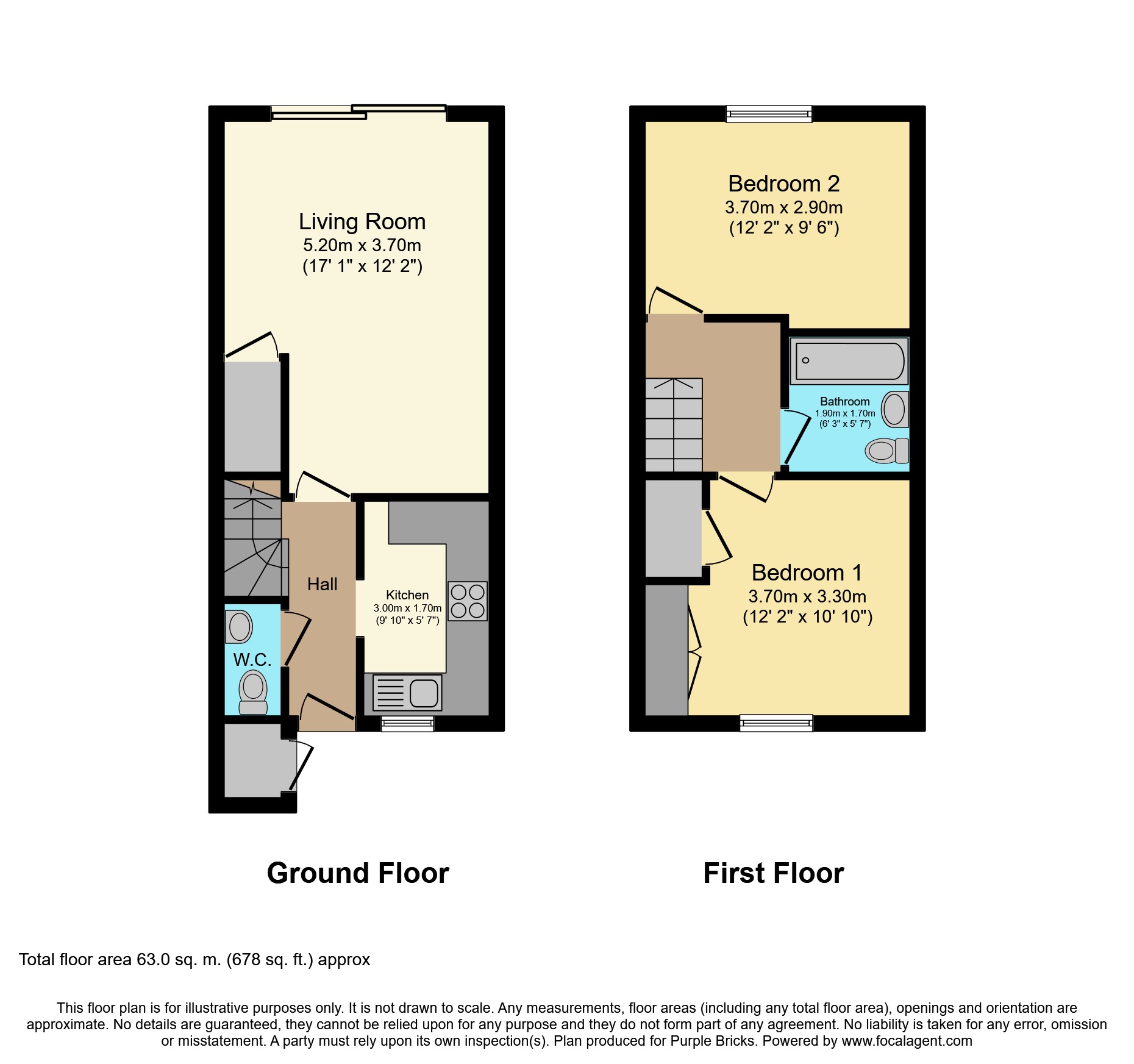 2 Bedrooms Terraced house for sale in Gisburne Way, Watford WD24