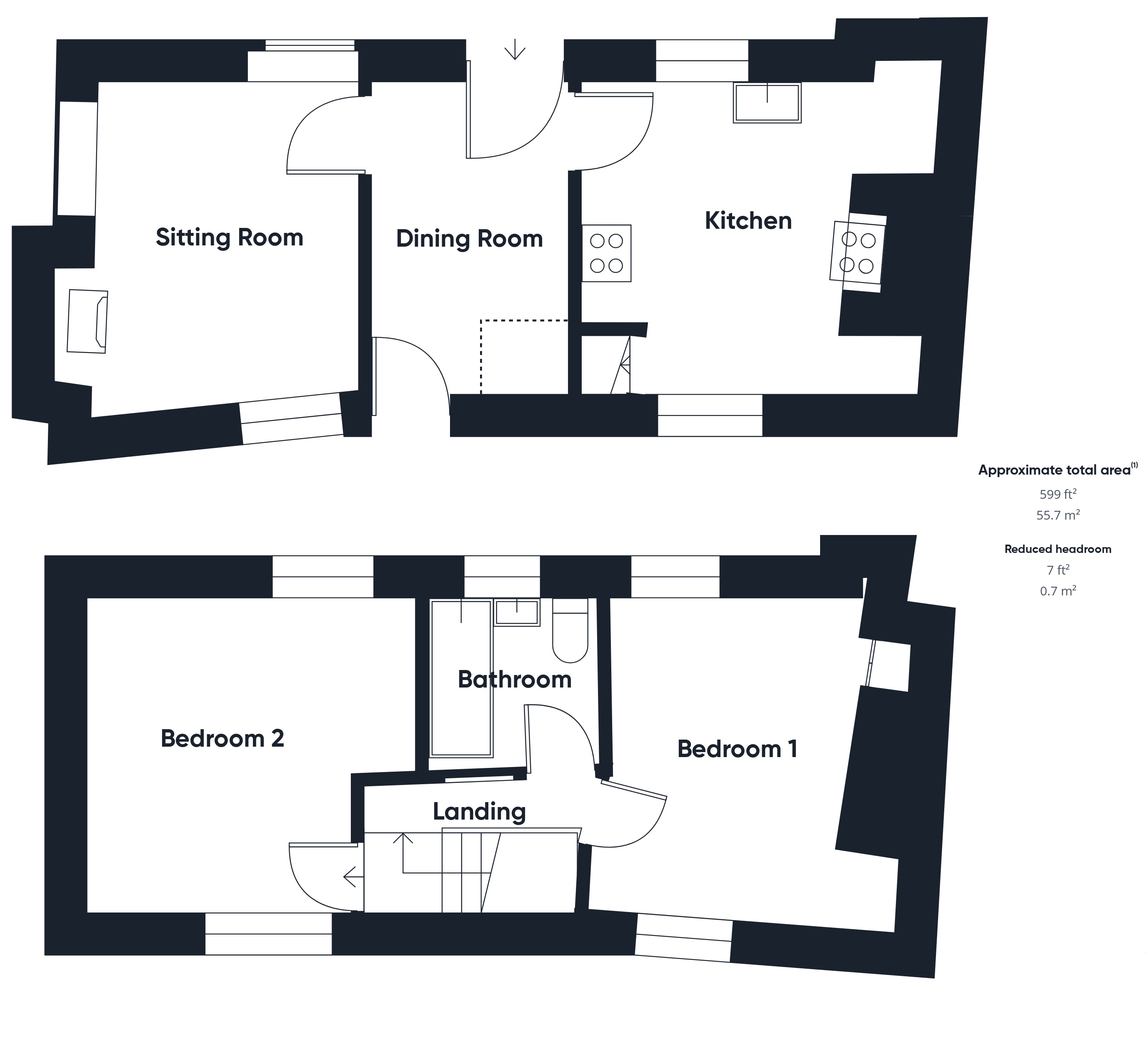 1, Church Street, Bude floorplan