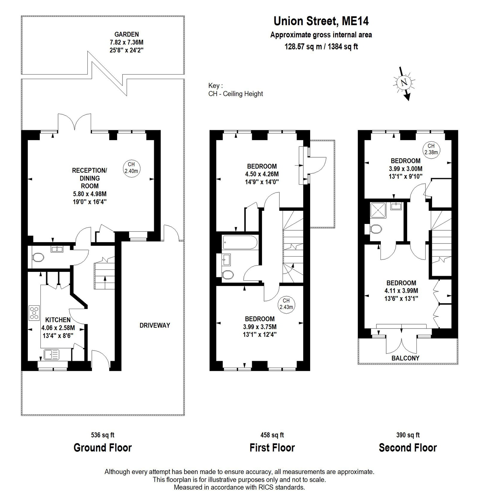 180, Union Street, Maidstone floorplan