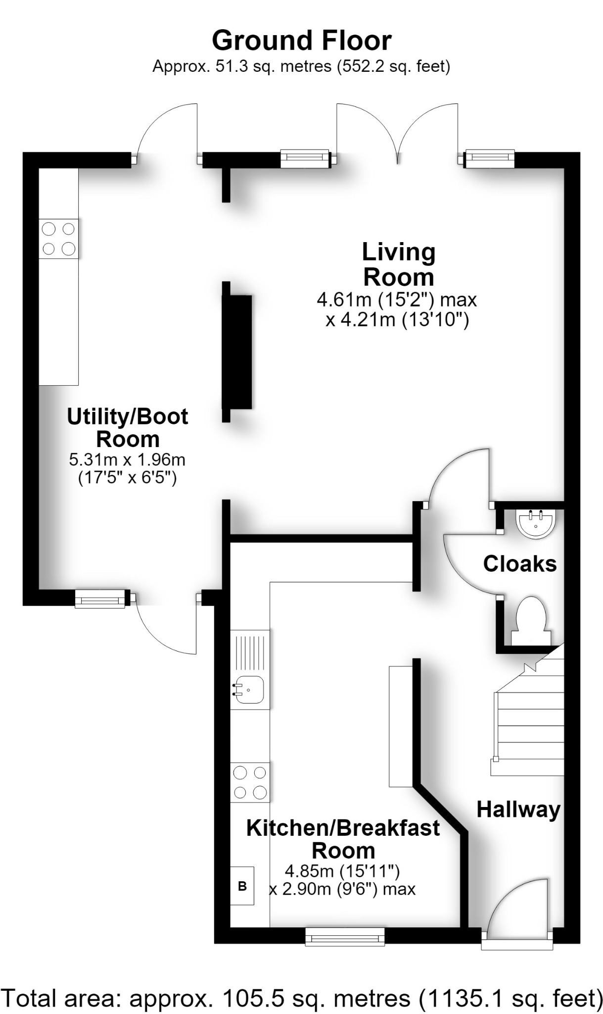 4 Castilian Way, Whiteley, Fareham floorplan