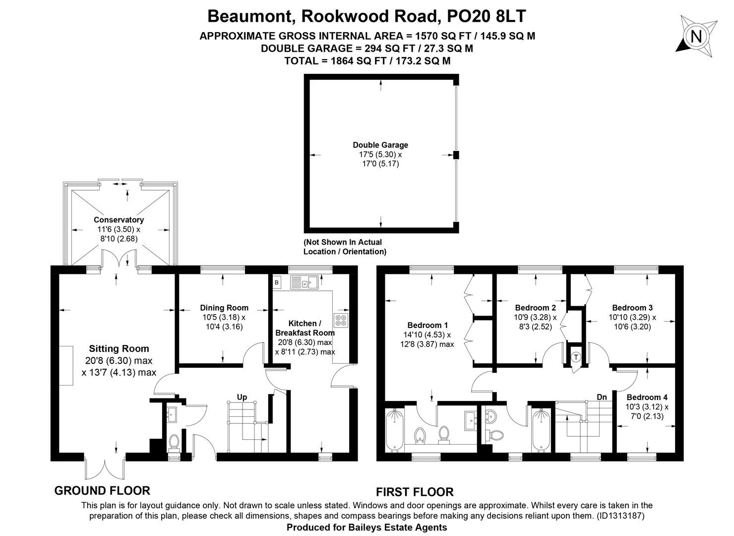 Beaumont, Rookwood Road, Chichester floorplan