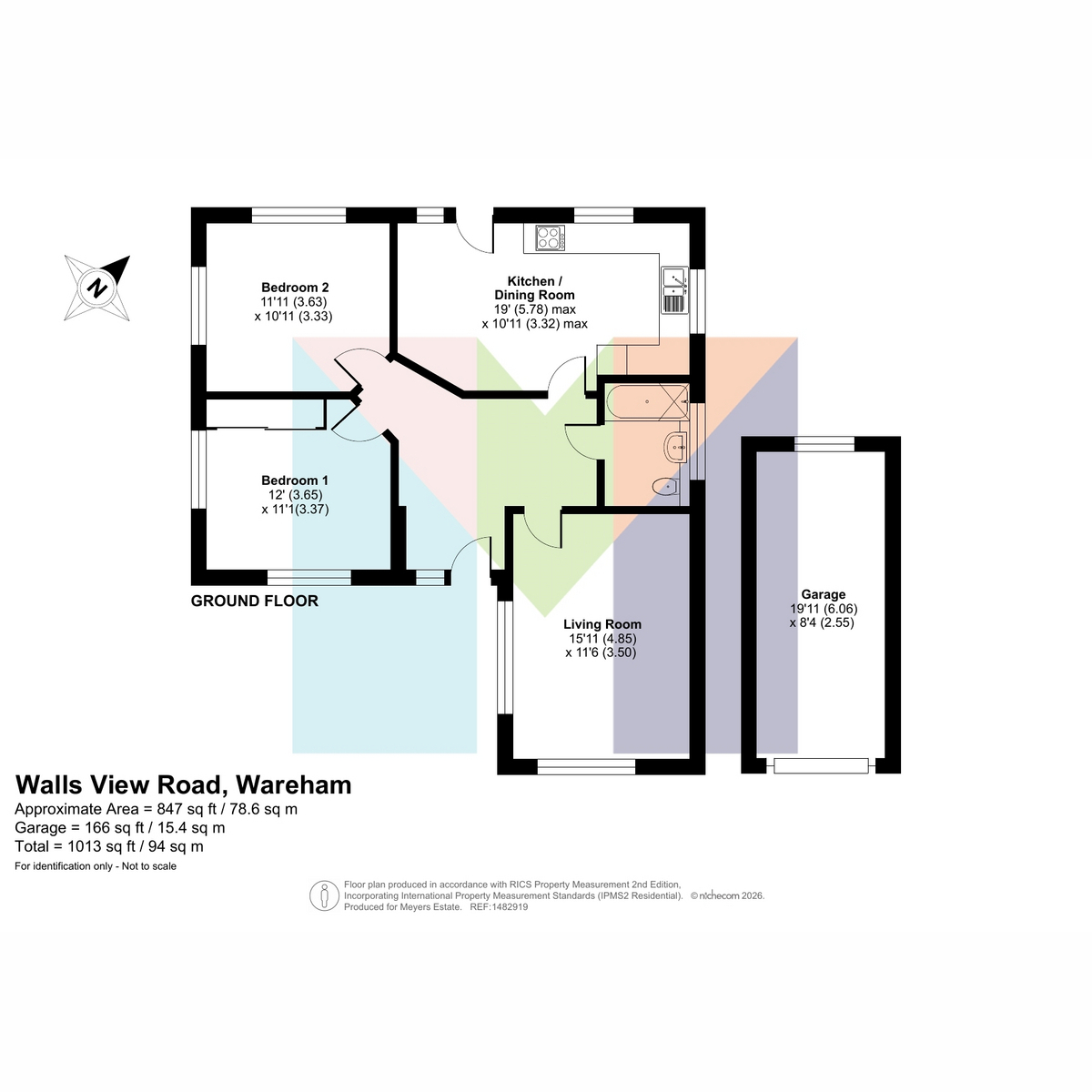 10, Walls View Road, Wareham floorplan