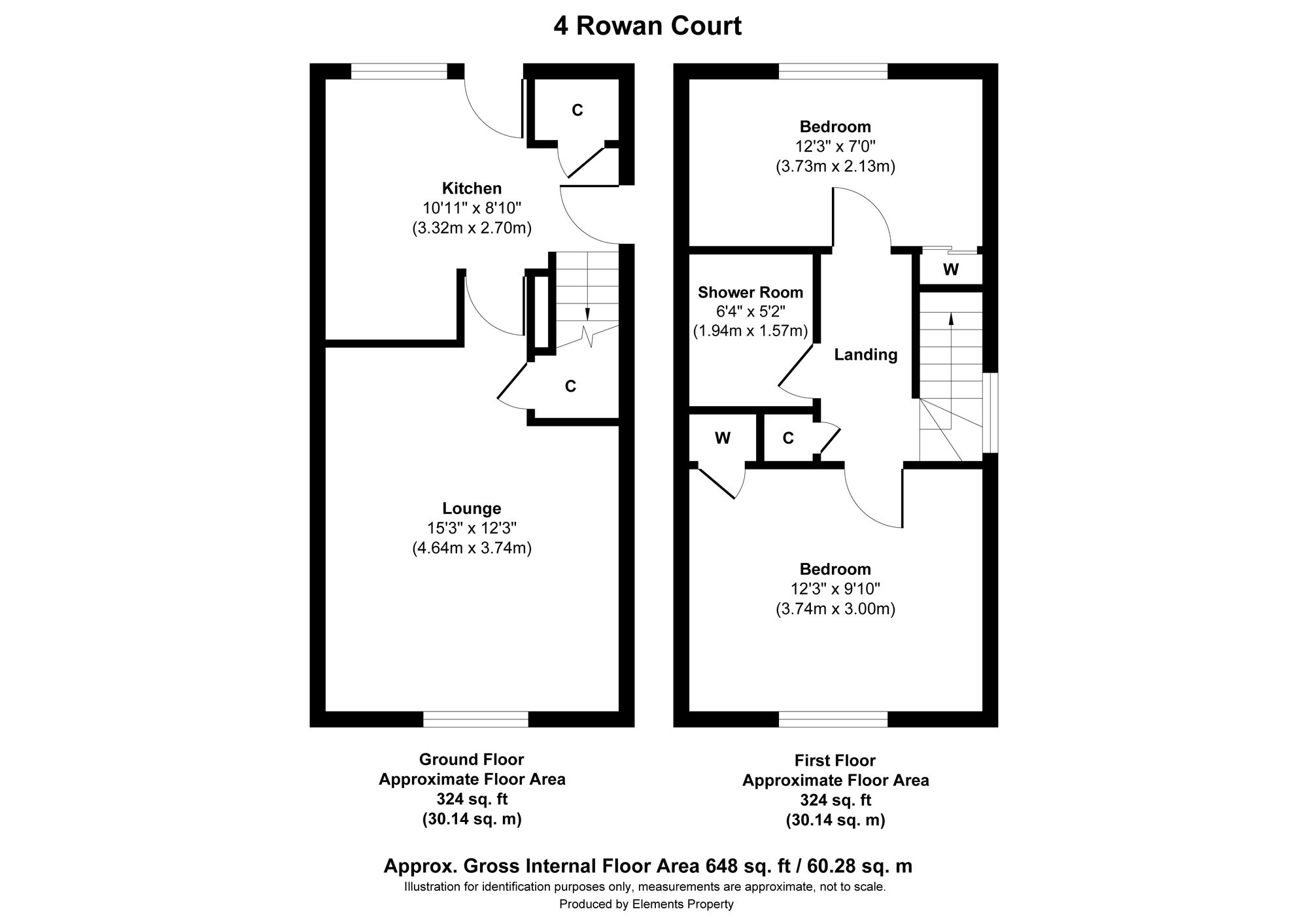 4 Rowan Court, Stirling floorplan