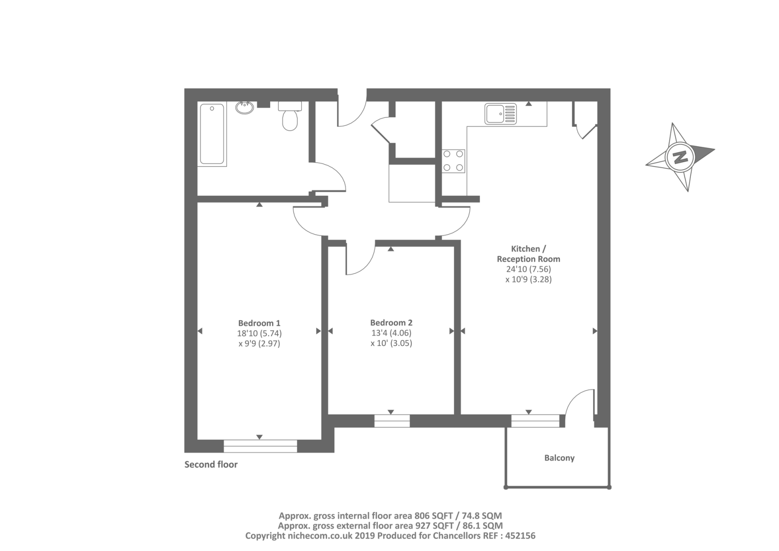 2 Bedrooms Flat for sale in High Wycombe, Buckinghamshire HP11
